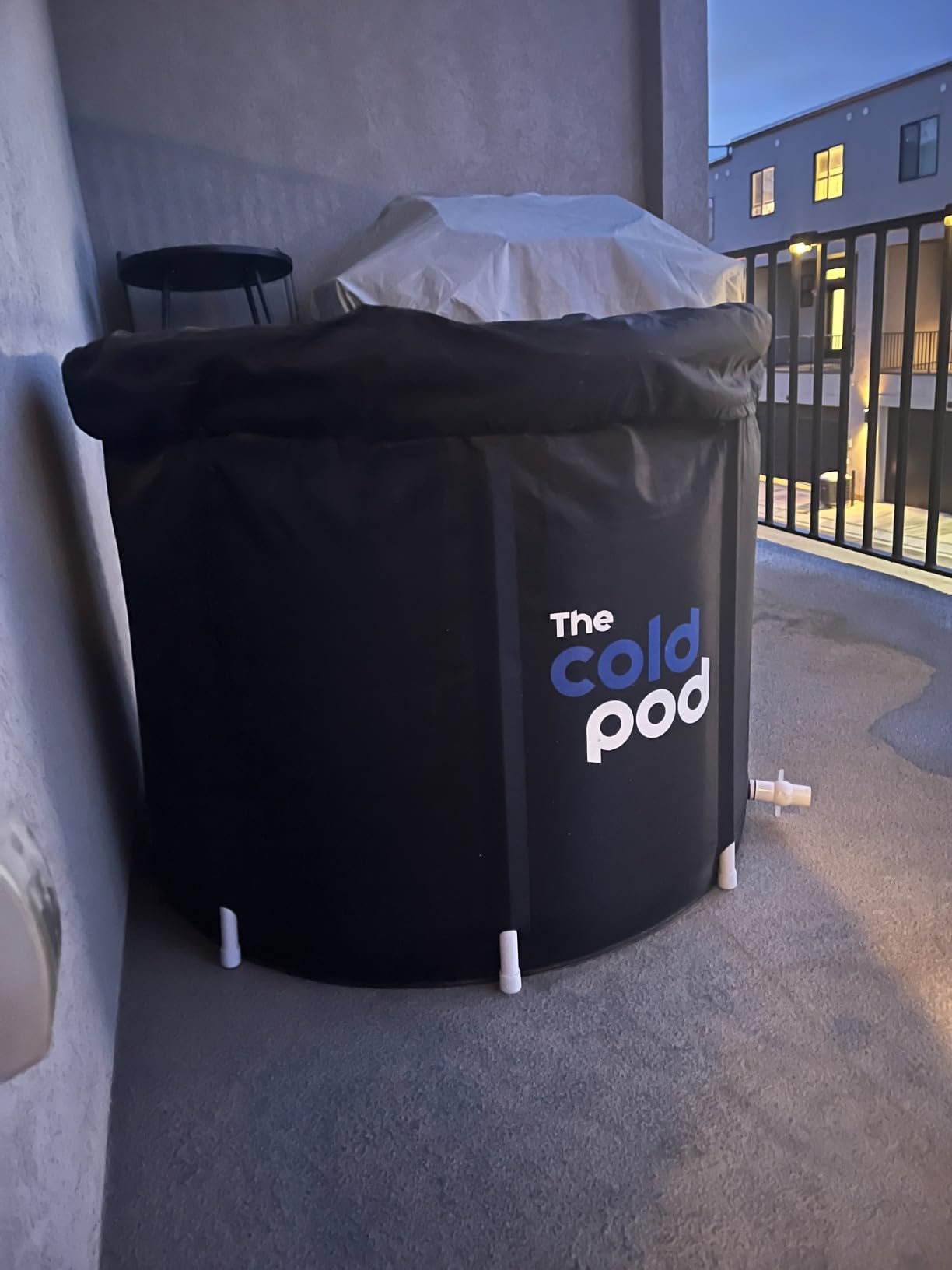 The Cold Pod Ice Bath Tub for Athletes XL: Cold Plunge Tub Outdoor with Cover,116 Gallons Portable Ice Bath Cold Water Therapy Plunge Pool,Large Ice Tub for Cold Dippers at Home customer photo 1