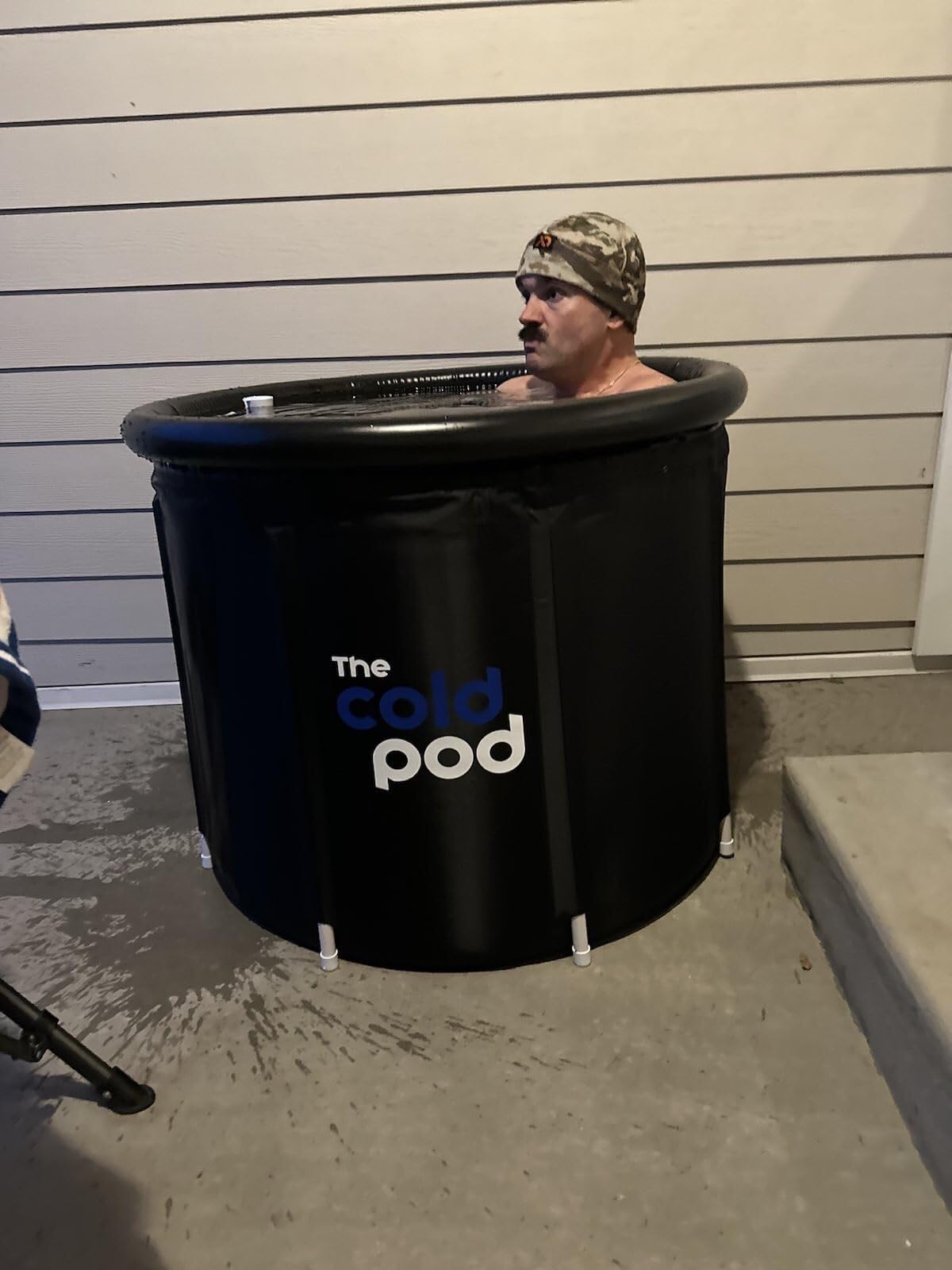 The Cold Pod Ice Bath Tub for Athletes XL: Cold Plunge Tub Outdoor with Cover,116 Gallons Portable Ice Bath Cold Water Therapy Plunge Pool,Large Ice Tub for Cold Dippers at Home customer photo 2
