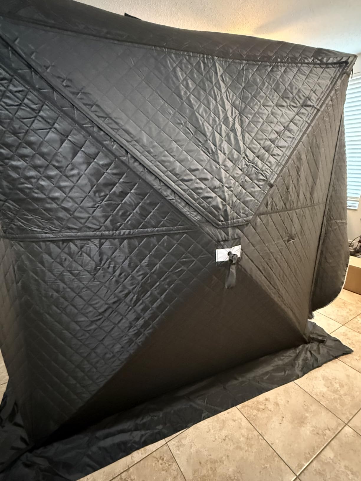 WILLOWYBE Outdoor Sauna Tent Pro - 4-Person, All-Weather, Insulated, Solid, Panoramic View, Easy Setup customer photo 2