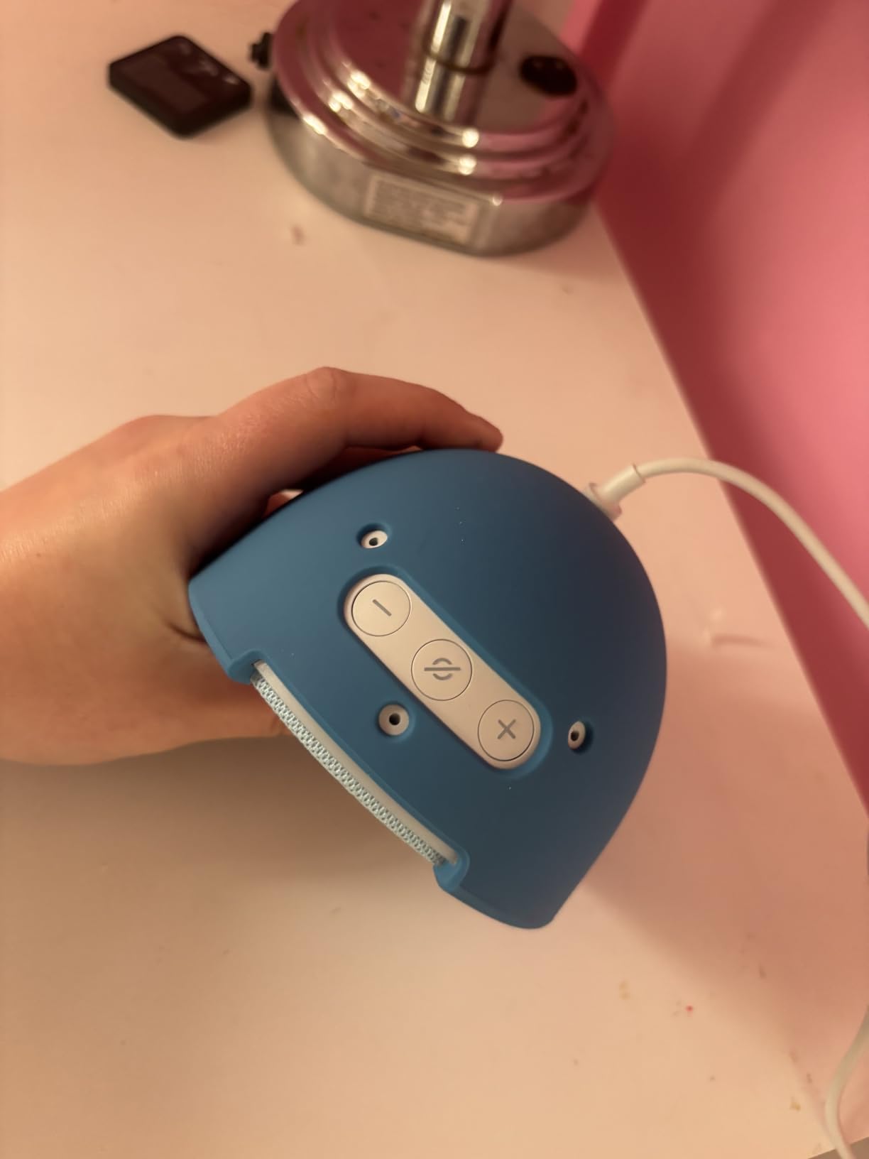 Amazon Echo Pop Kids (newest model), Enjoy age-appropriate audiobooks, sleep routines and Alexa+ experiences to create and learn, Marvel's Avengers design customer photo 2