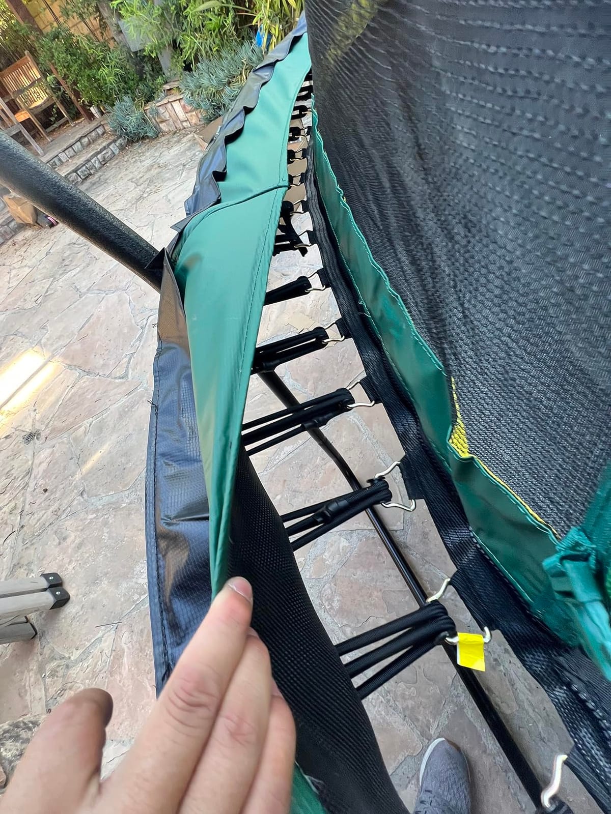 SkyBound 14 FT 12 FT 10FT 8FT 6FT Springless Trampoline for Kids and Adults - Recreational Trampolines with AntiRust Coating - Bungee Cords Outdoor Trampoline for Kids - No-Gap Design Zipper System customer photo 1