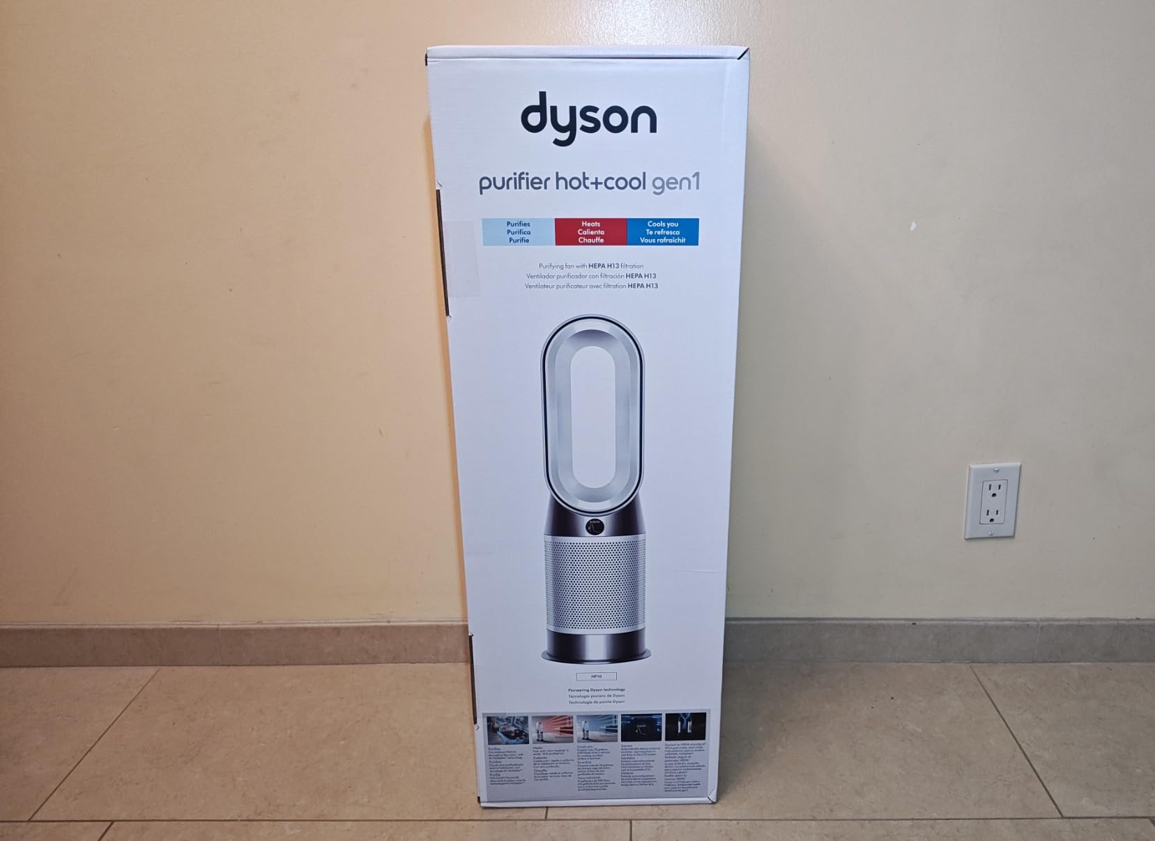 Dyson Purifier Hot+Cool Gen1 HP10 - HEPA Air Purifier, Fan & Heater, 350° Oscillation, 10 Levels, bladeless (White) customer photo 1