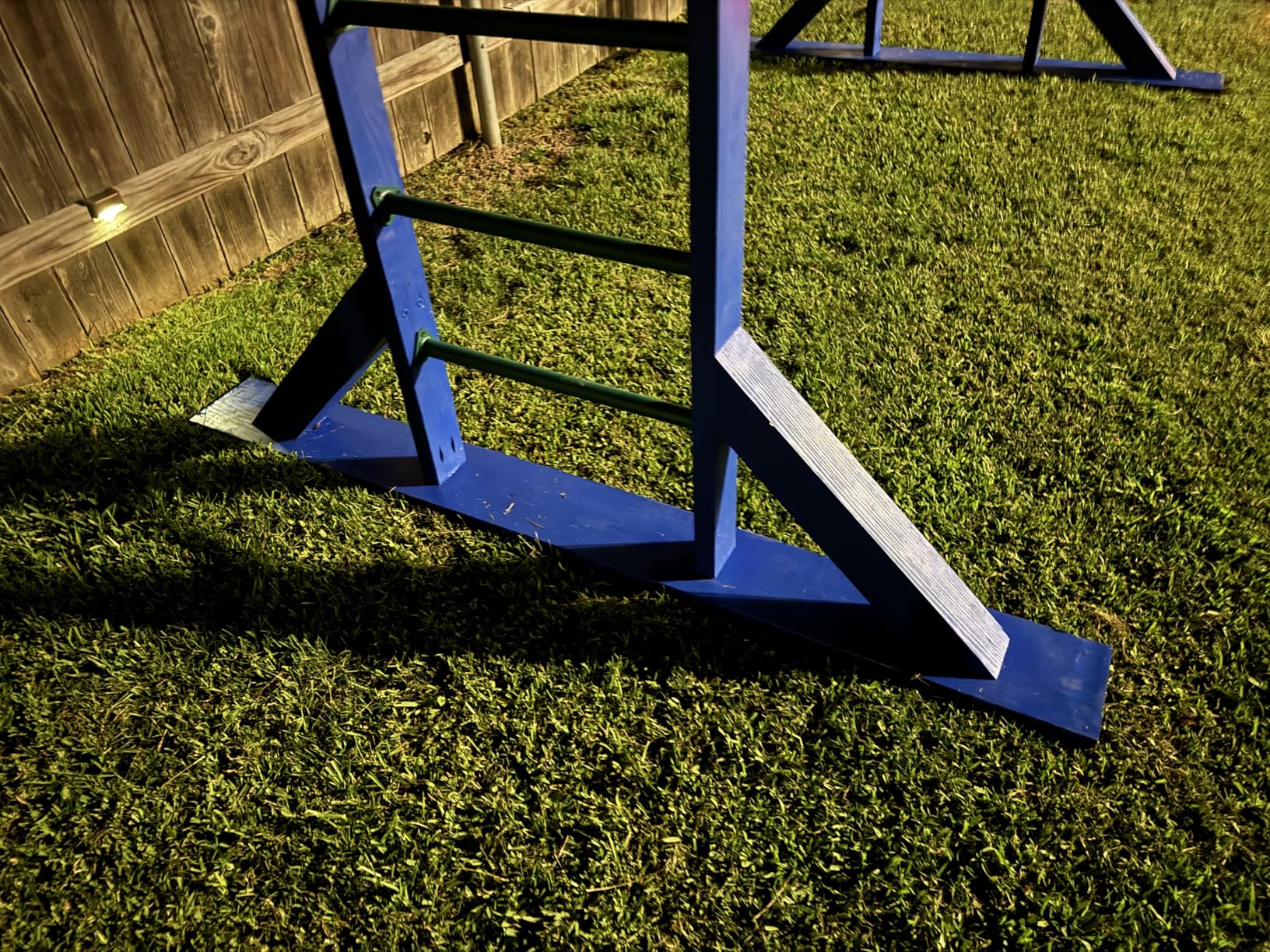 15 Set Metal Monkey Bars Ladder Rungs Set for Backyards Playground and Children Indoor and Outdoor Climbing Kit (16 Inch, Green) customer photo 2