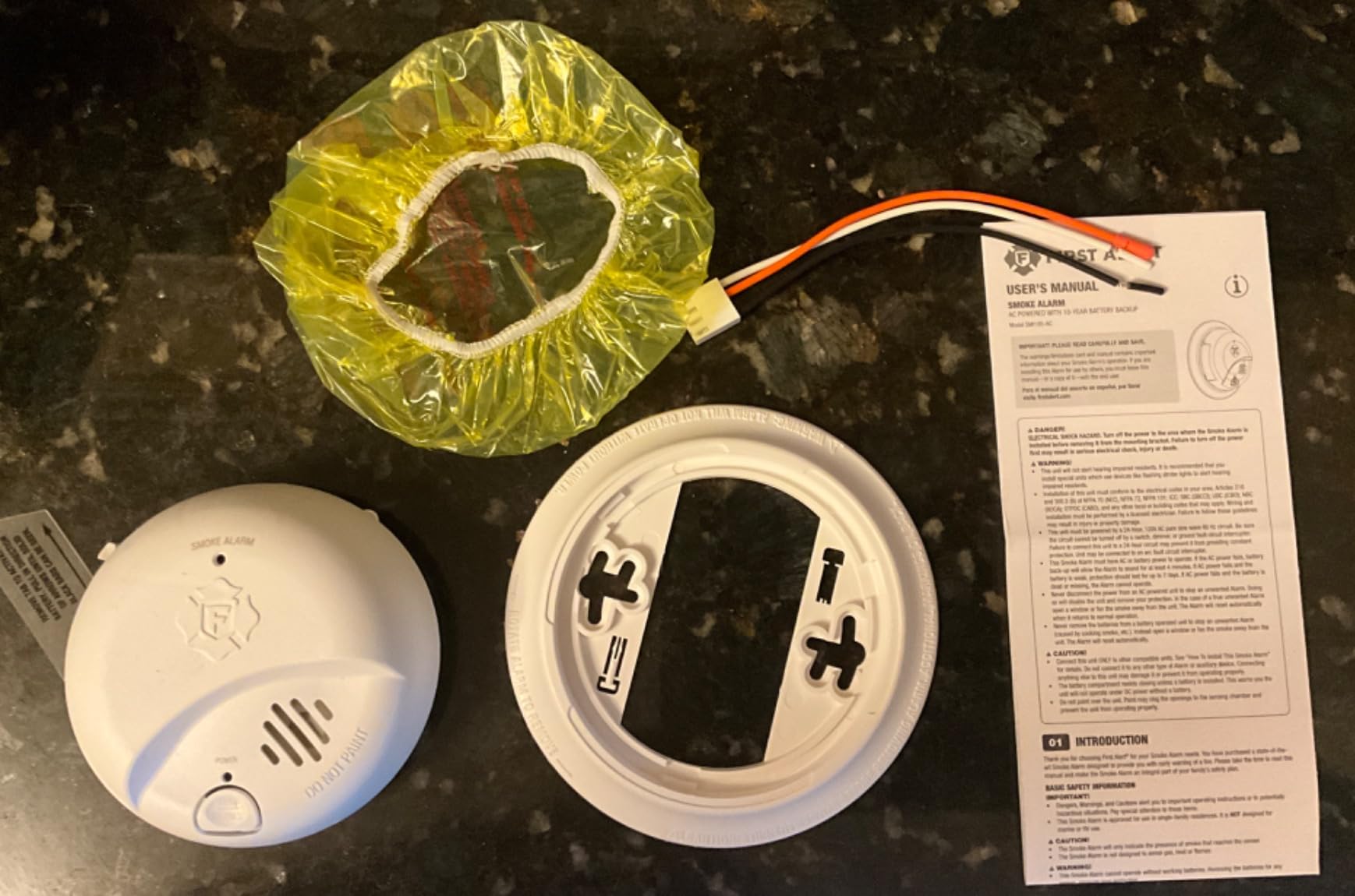 First Alert Hardwire Smoke Alarm with 10-Year Battery Backup customer photo 1