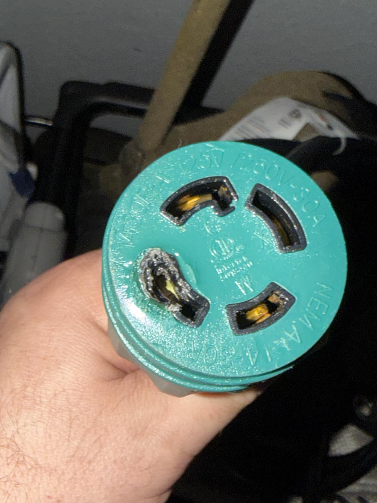 POWGRN 35FT 30 Amp Generator Extension Cord L14-30P/L14-30R, STW ETL Listed customer photo 2