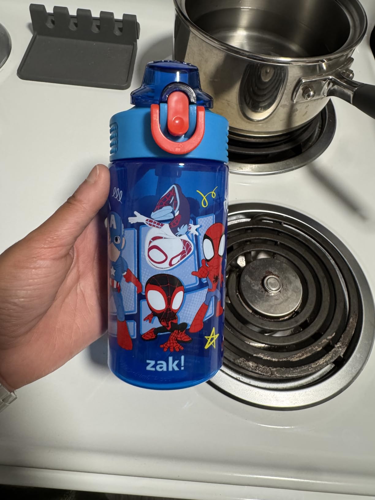 Zak Designs Barbie Sage 16oz Leak-Proof Straw Kids Water Bottle, Plastic customer photo 2