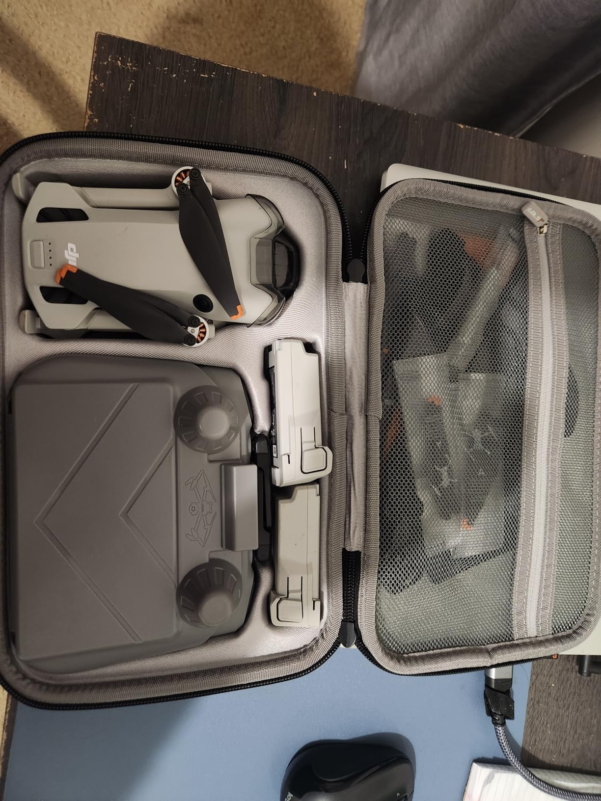 JSVER Carrying Case for DJI Mini 4 Pro EVA Hard Shell Protective Case for DJI Mini 4 Pro/Mini 3/Mini 3 Pro Travel Bag for Mini 4 Pro Fly More Combo Accessories Drone Case (DJI RC-2/RC-N2 Controller) customer photo 2