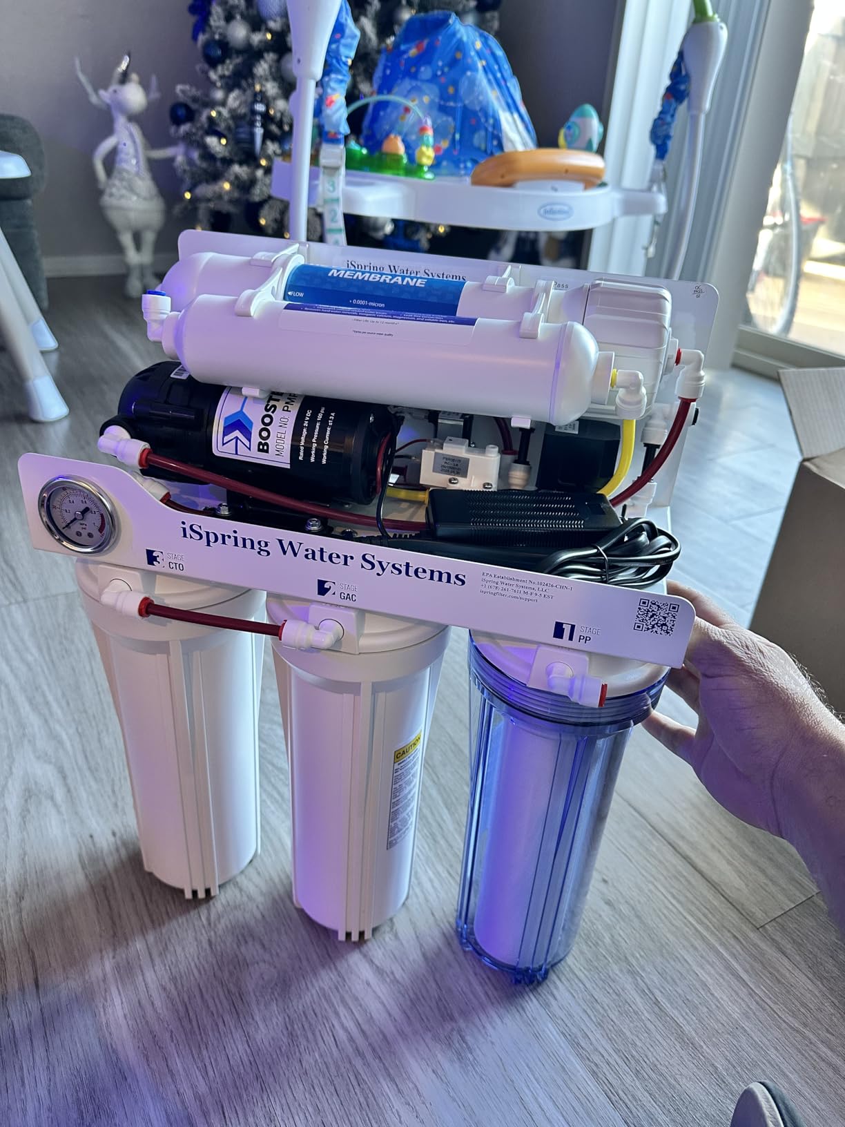 iSpring RCC1D Tankless RO/DI System - 5-Stage, 150 GPD for Aquarium customer photo 2