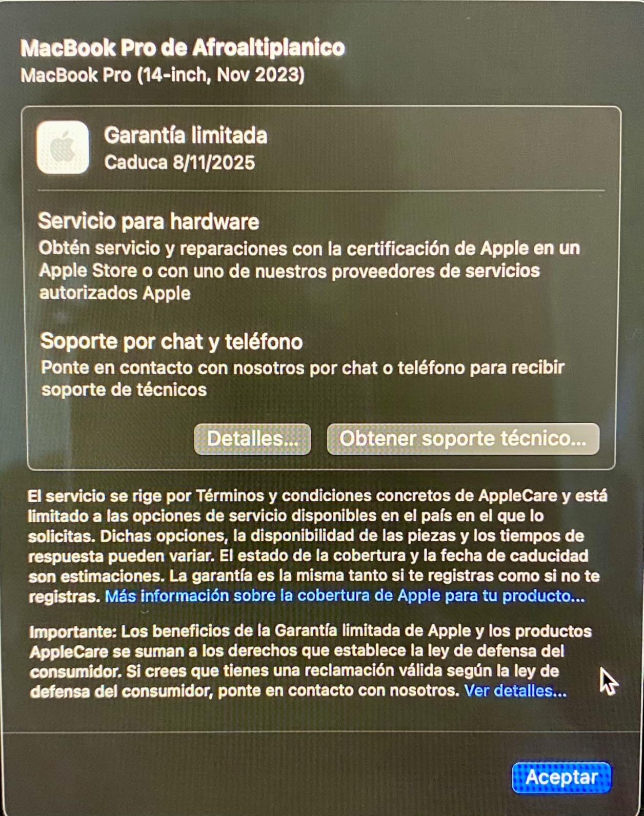 MacBook Pro 14-inch M3 Pro customer photo 2