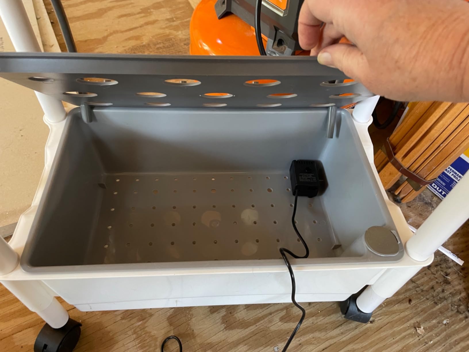 Hydroponics Growing System,AOONEG 28Pods Indoor Herb Garden with LED Grow Light,Hydroponics Growing System Kit with Automatic Timer,Pump System,Adjustable Height,No Seed customer photo 1