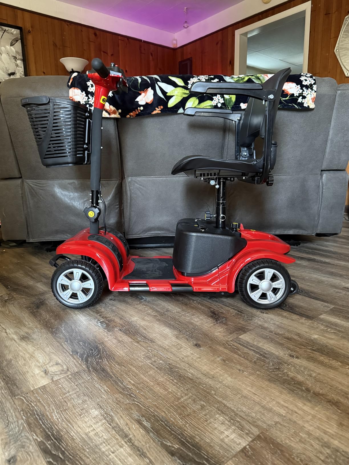 Mobility Scooter for Adults & Senior, Foldable 4 Wheels Electric Scooter customer photo 2