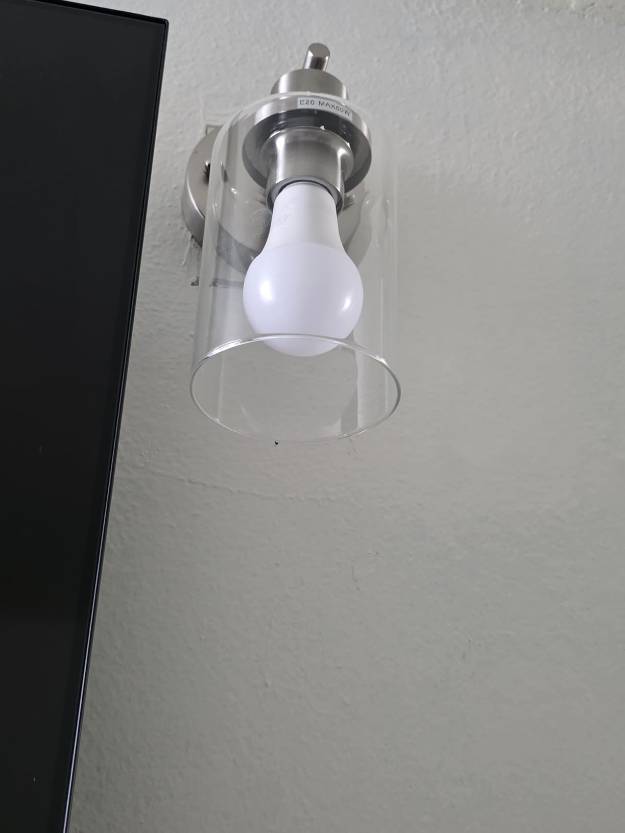 BUTHY Black Wall Sconce Light, Modern LED Wall Light Indoor Fixtures customer photo 2
