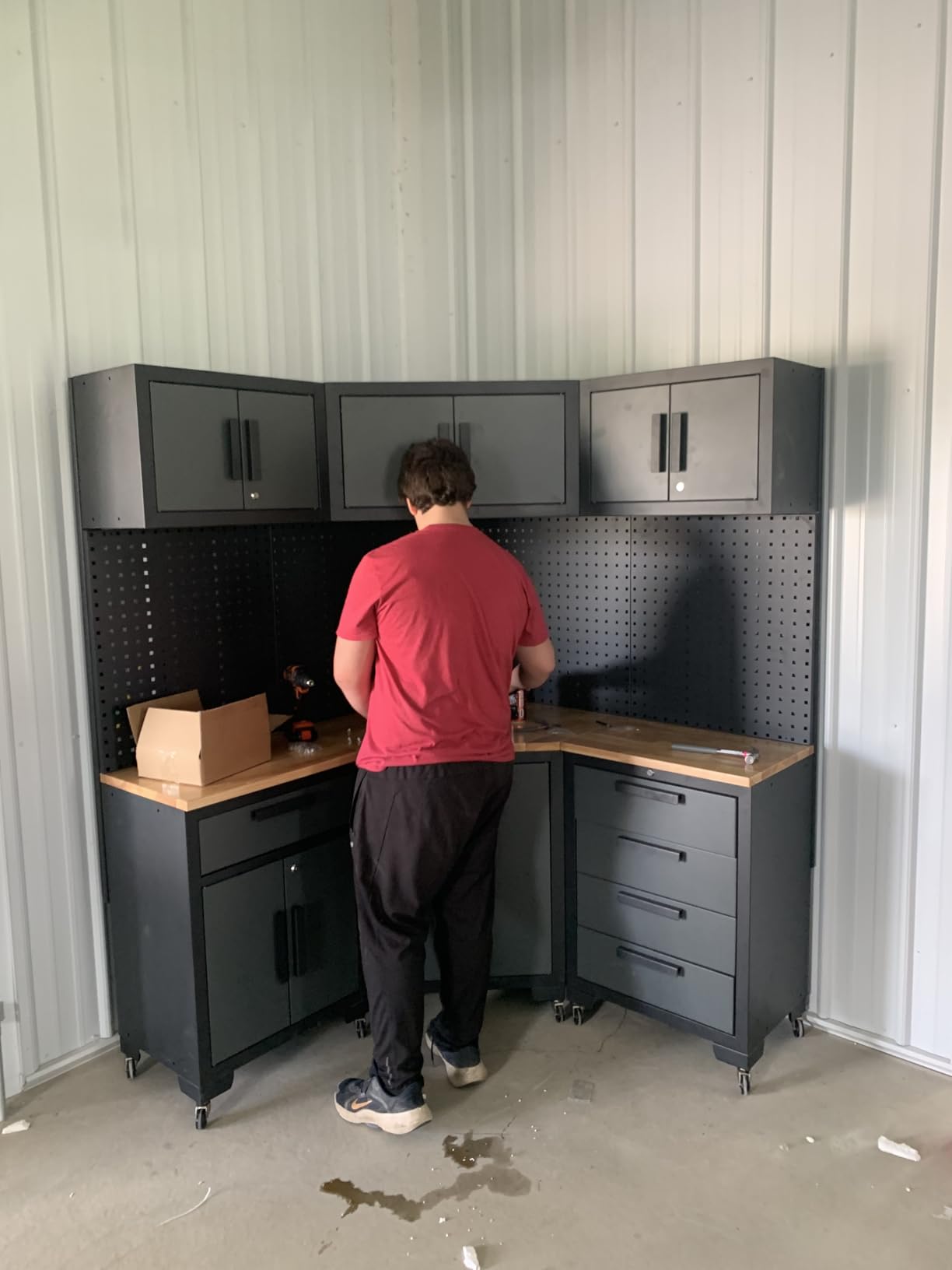 Corner Workshop Set - Garage Cabinets and Storage System customer photo 1