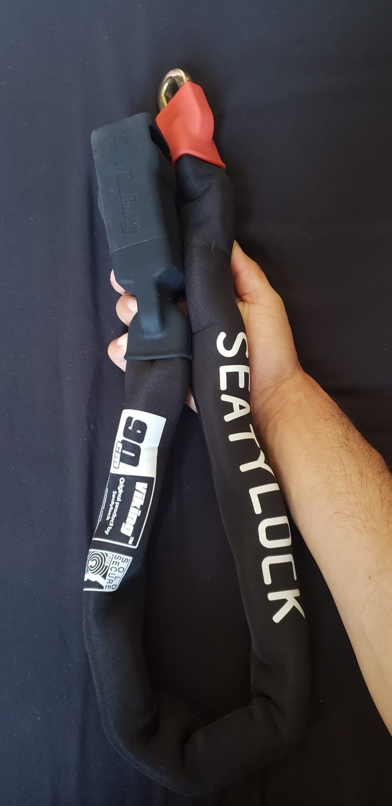 Seatylock Viking Sold Secure Magnetic Patented Robust Bike Chain Lock customer photo 2
