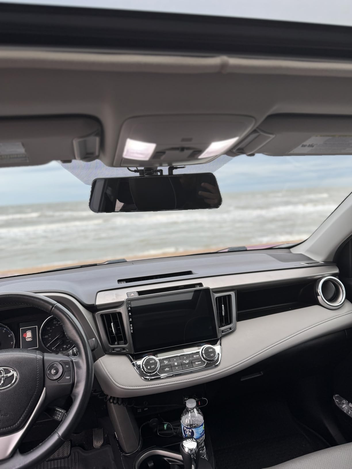 WOLFBOX G850 PRO 4K Mirror Dash Cam with ADAS and BSD,64GB Card,5.8GHz WiFi customer photo 1