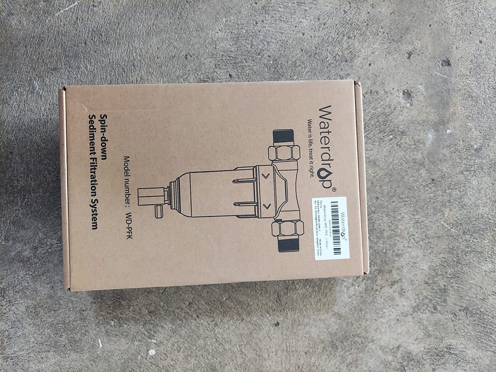 Waterdrop BG103 Mega Spin Down Sediment Filter, 500 + 200 Micron customer photo 1