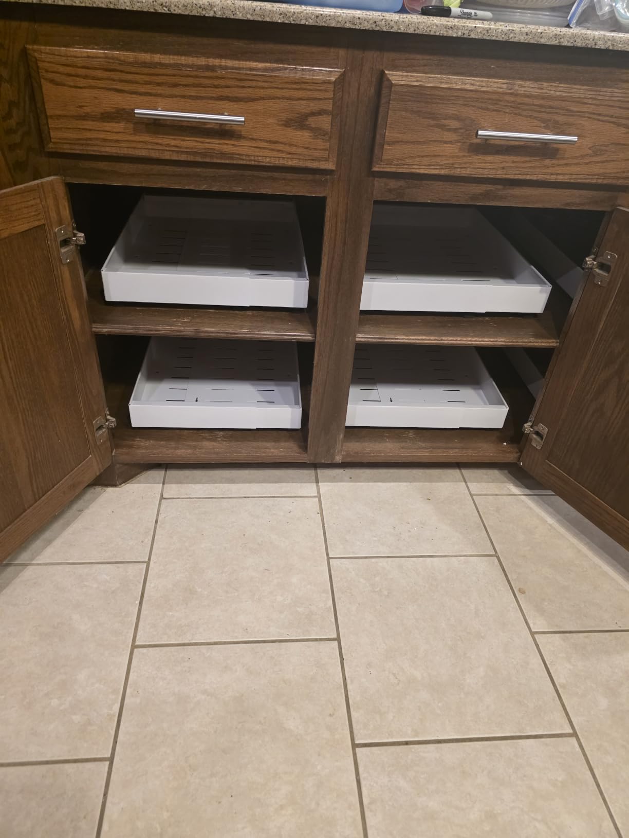 PAKETA 4 Pack Expandable Pull Out Cabinet Organizer,21