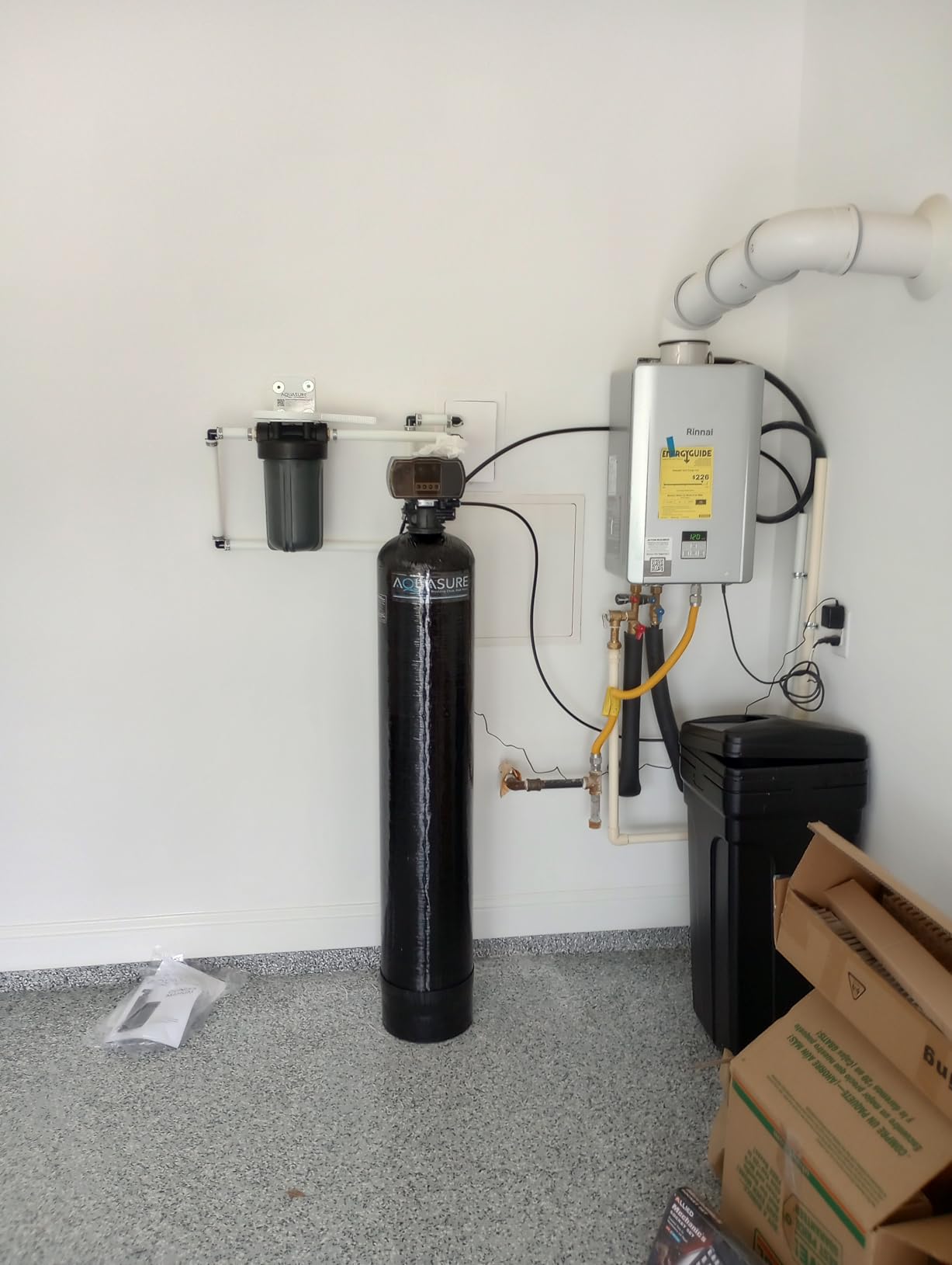Aquasure Harmony Series 70,000 Grains Whole House Water Softener with Automatic Digital Metered Control Head | Fine Mesh Resin for Iron Removal, Reduces Hardness & Improves Water | for 4-6 bathrooms customer photo 1