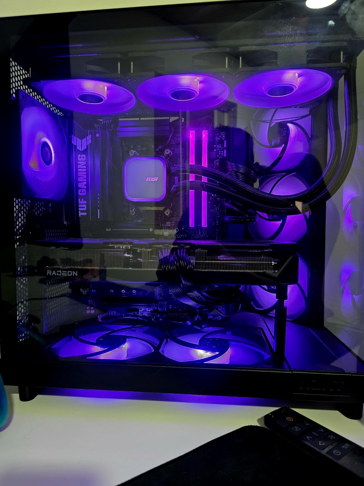 MSI MAG Coreliquid A13 360 - AIO ARGB CPU Liquid Cooler - 360mm Radiator - LGA 1700/1851 / AM5/AM4 Compatible - Triple 120mm ARGB PWM Fans, Black customer photo 1