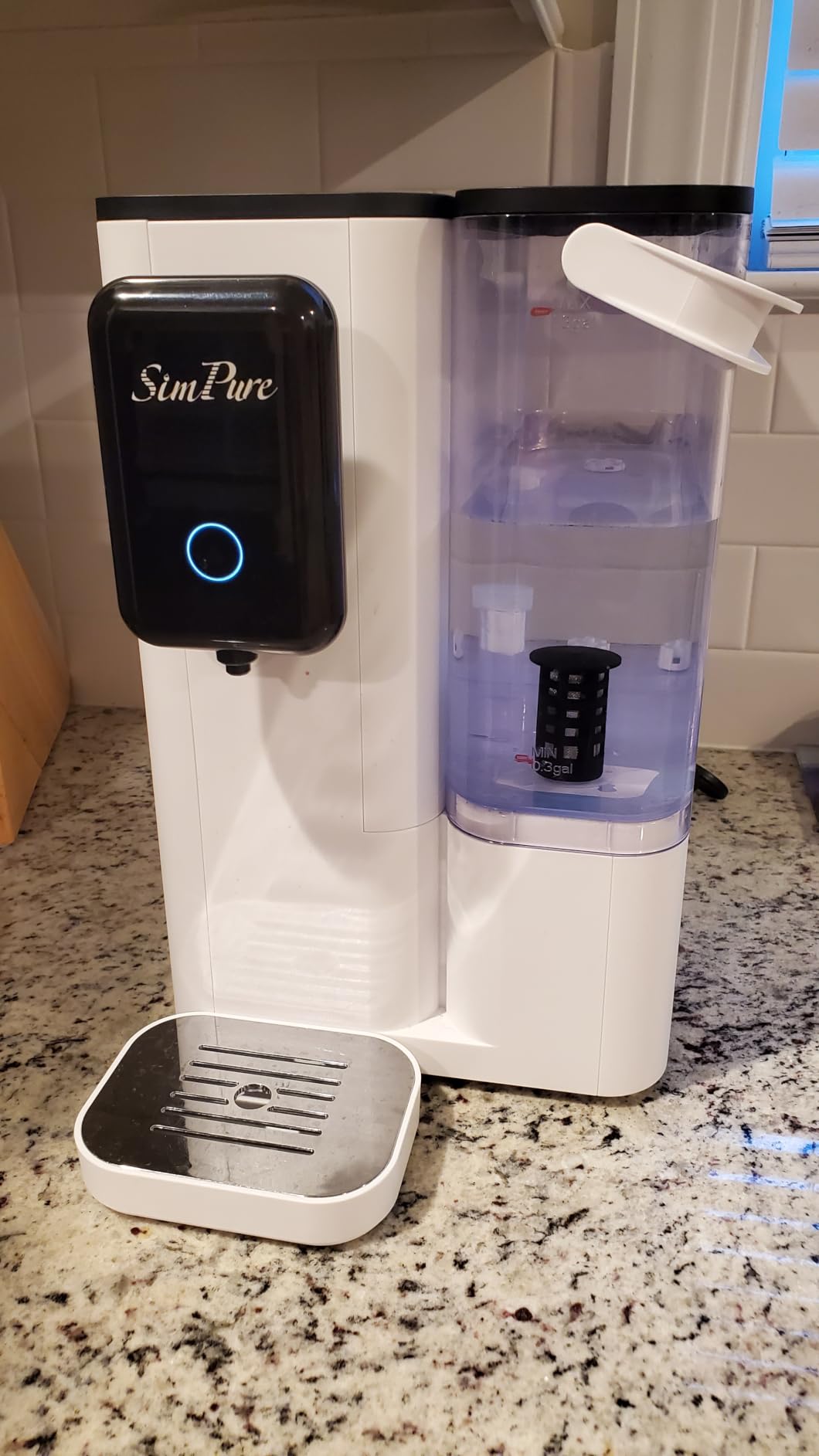 SimPure Y9A UV Countertop Reverse Osmosis Water Filter, Alkaline customer photo 1