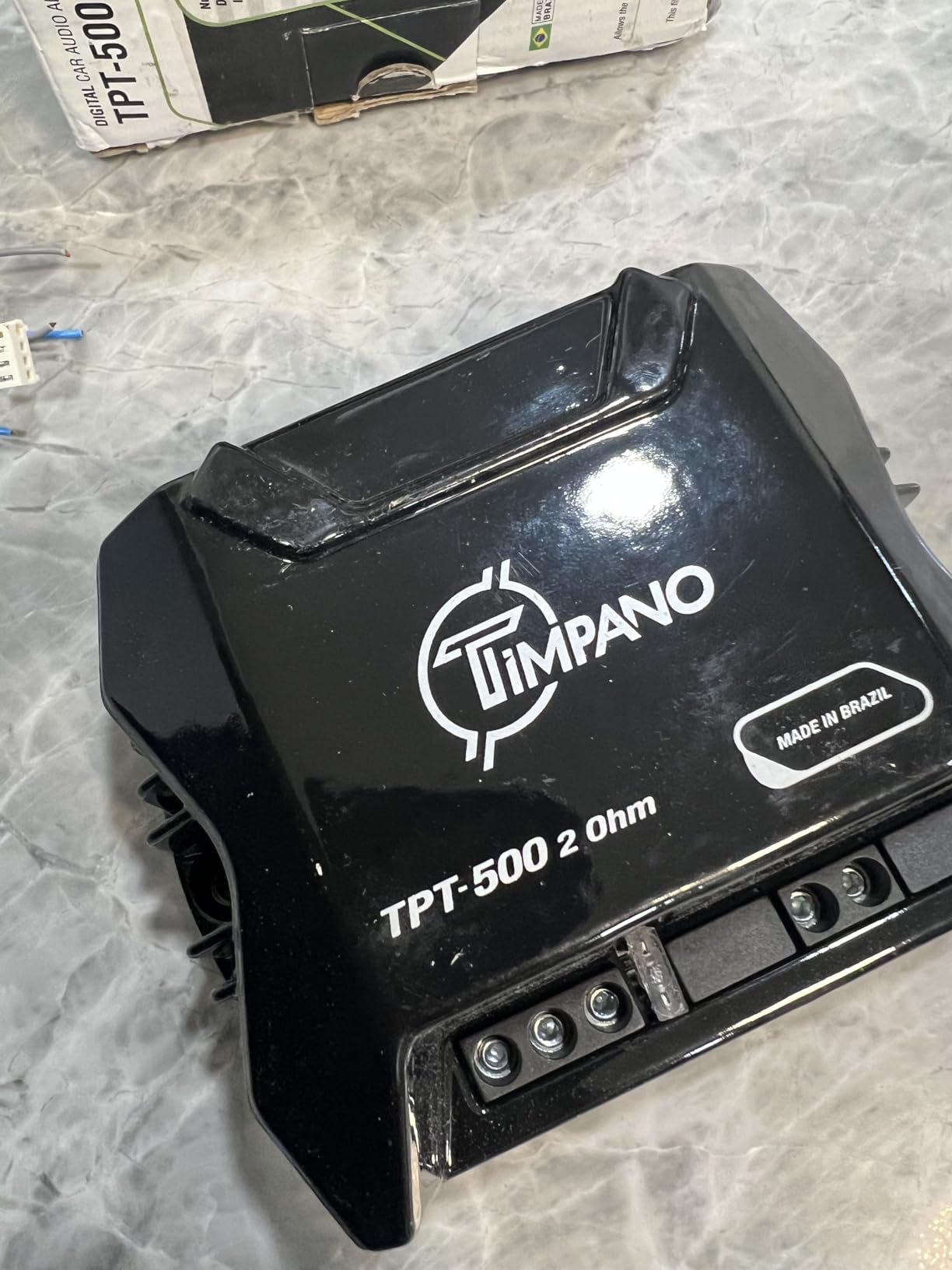 Timpano 400 Watts Mono Subwoofer Car Audio Amplifier TPT-BASS400 2 Ohm – 12 Volts Mini Monoblock Class D Car Amp, Built-in Crossover & Bass Boost with High Level Inputs customer photo 1