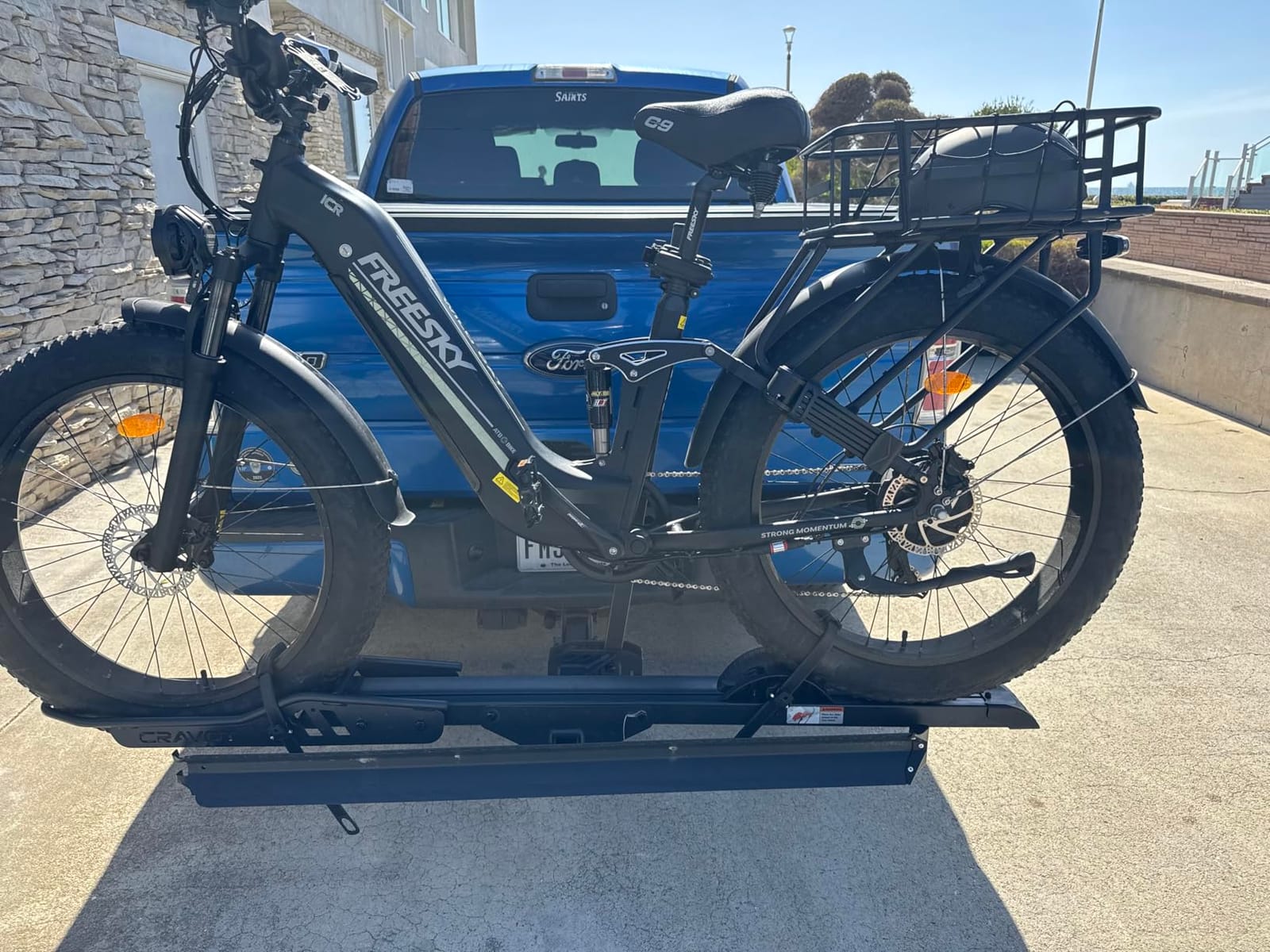 CRAVOT E1 Ebike Rack with Ramp 100lbs 5'' Tire 2'' Receiver customer photo 2