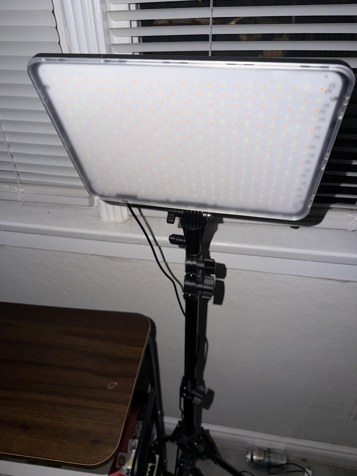 2-Pack LED Video Lighting Kit, Anautin 15W/1700Lux Photography Lighting with Tripod Stand, 2500-8500K Dimmable Streaming Light for Video Recording, Gaming, Podcast, Barber, Salon, TikTok, YouTube customer photo 2