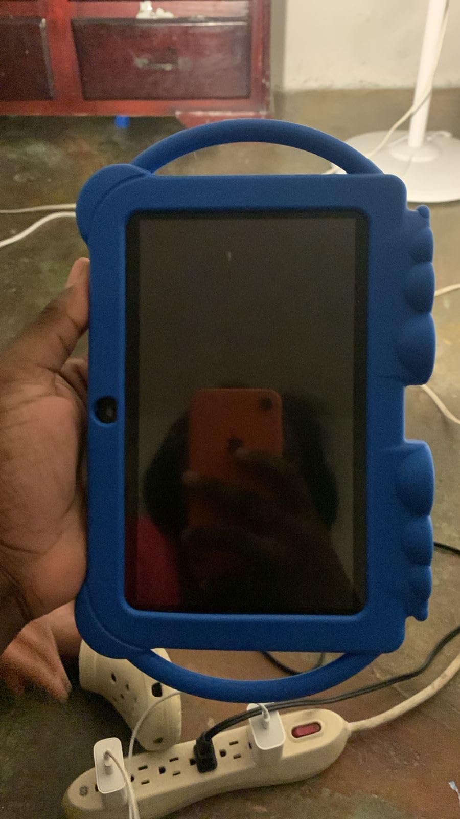 Kids Tablet 7 inch for Boys Girls Android Tablets for Kids, 4GB RAM 32GB ROM Toddler Tablet, WIFI Bluetooth, Safety Eye IPS Screen, Parental Control, Dual Camera Shockproof Case for Educational Games customer photo 2