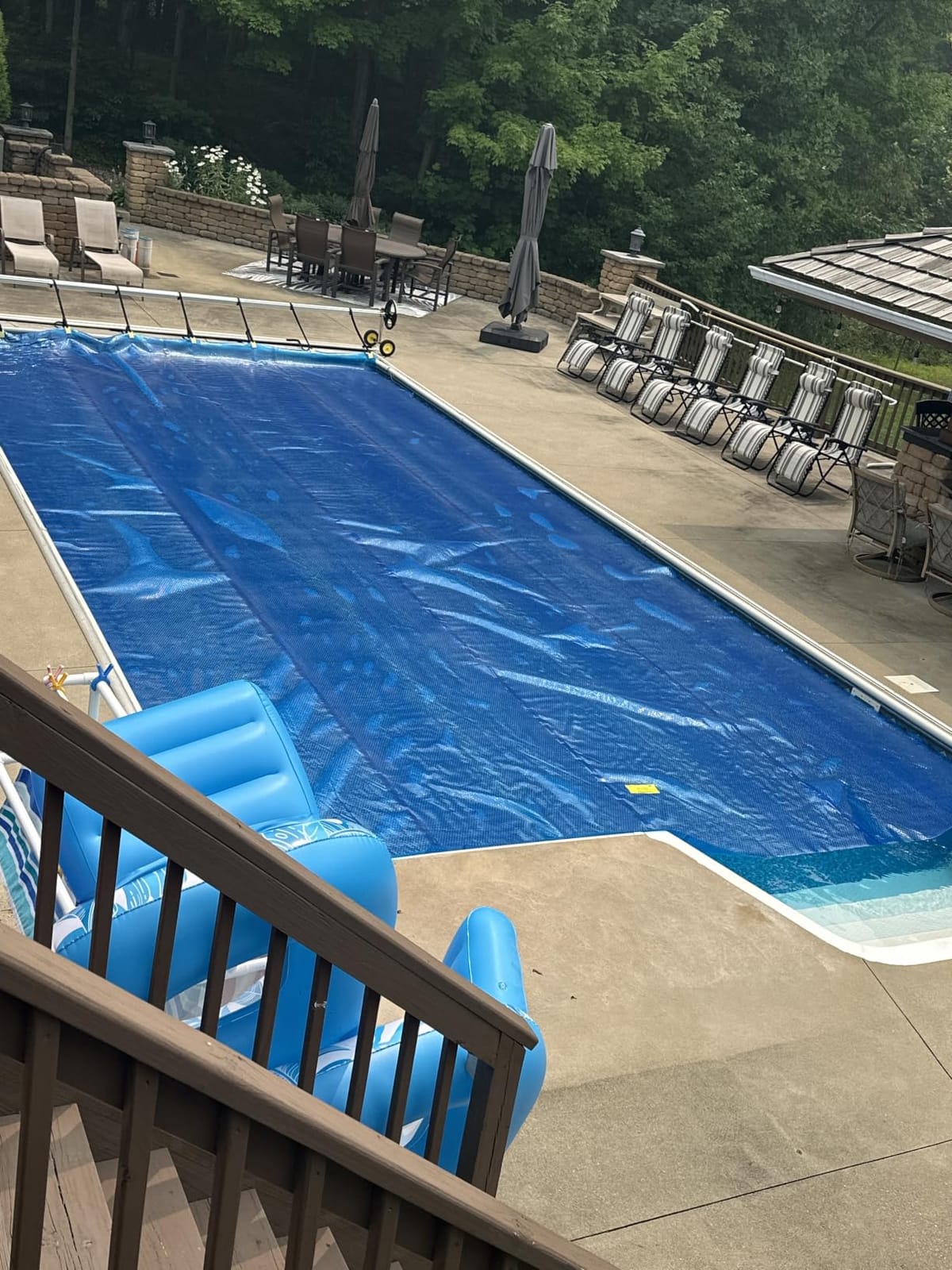 Sun2Solar Solar Pool Cover 16 Mil | 18 x 36 Ft Blue customer photo 1