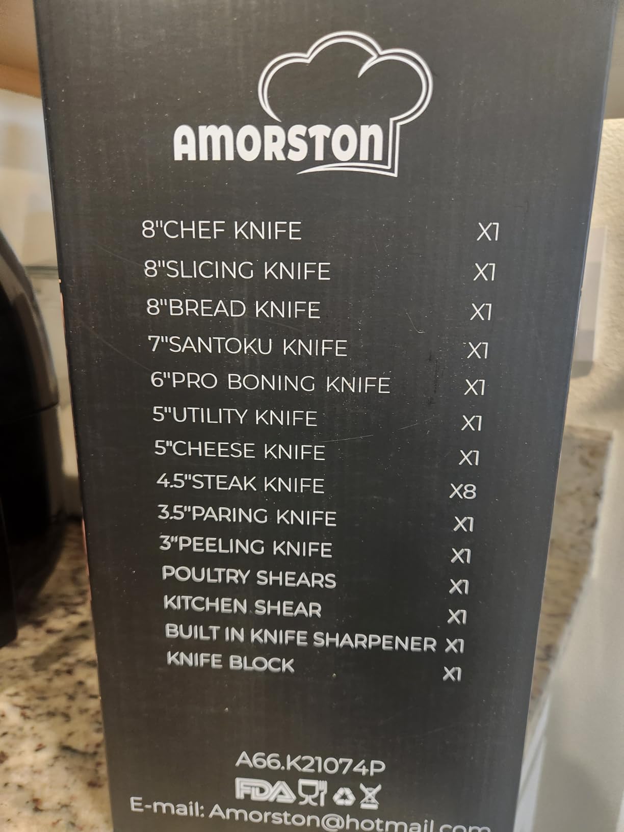 Amorston 21-Piece customer photo 1