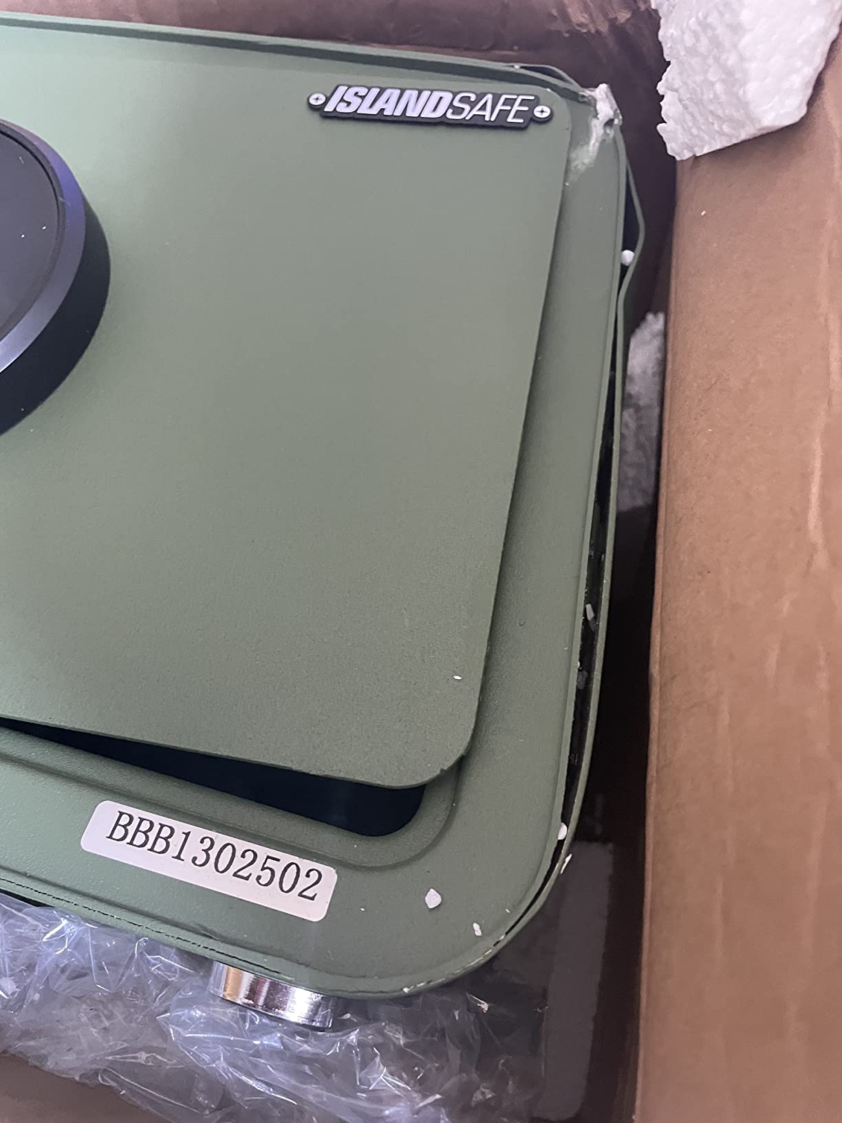 1200°F 40 Minutes Fireproof and Waterproof Safe Box, Digital Fire Proof Safe with 3 Spoke Detachable Handle, Personal safe for Home Office Money Gun (3.5 Cubic Feet Grey) customer photo 1