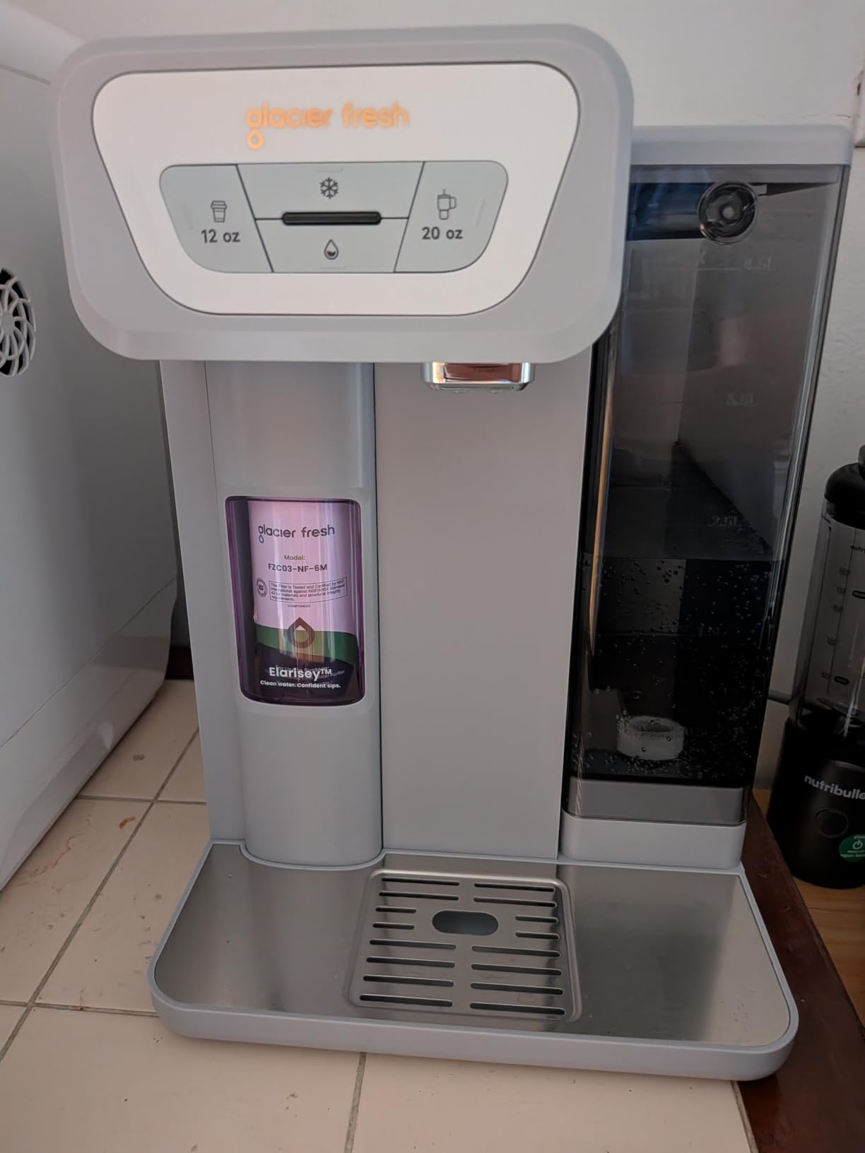 GLACIER FRESH C03 Coolon Countertop Cold Water Purifier, Zero Wastewater customer photo 1
