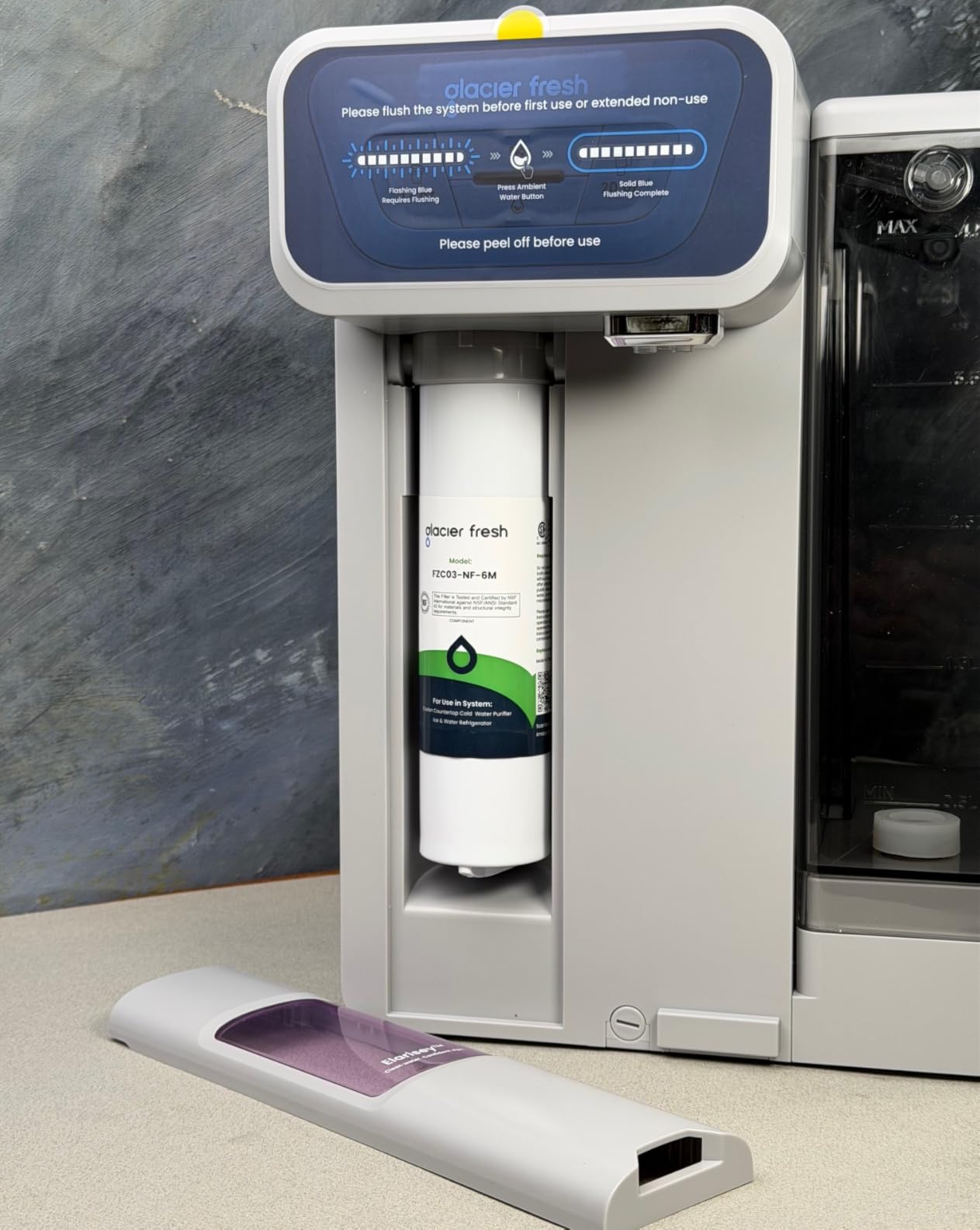 GLACIER FRESH C03 Coolon Countertop Cold Water Purifier, Zero Wastewater customer photo 2