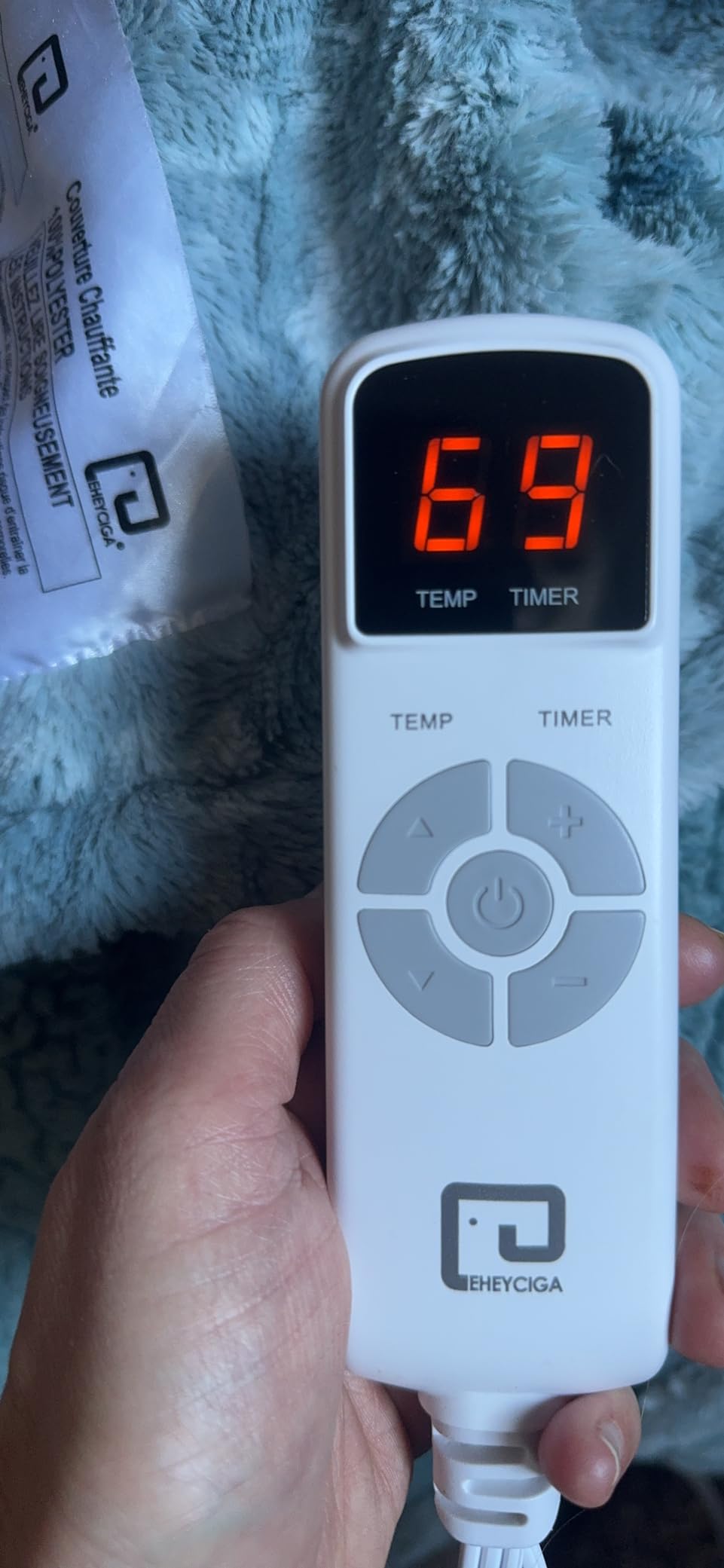 EHEYCIGA Electric Heated Throw Blanket 50