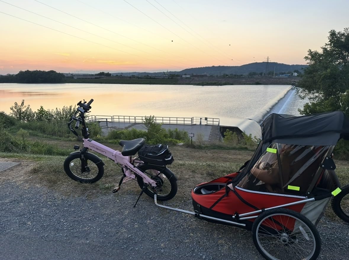 Jasion EB6 Foldable Electric Bike for Adults, Built-in 48V Lithium Battery customer photo 1