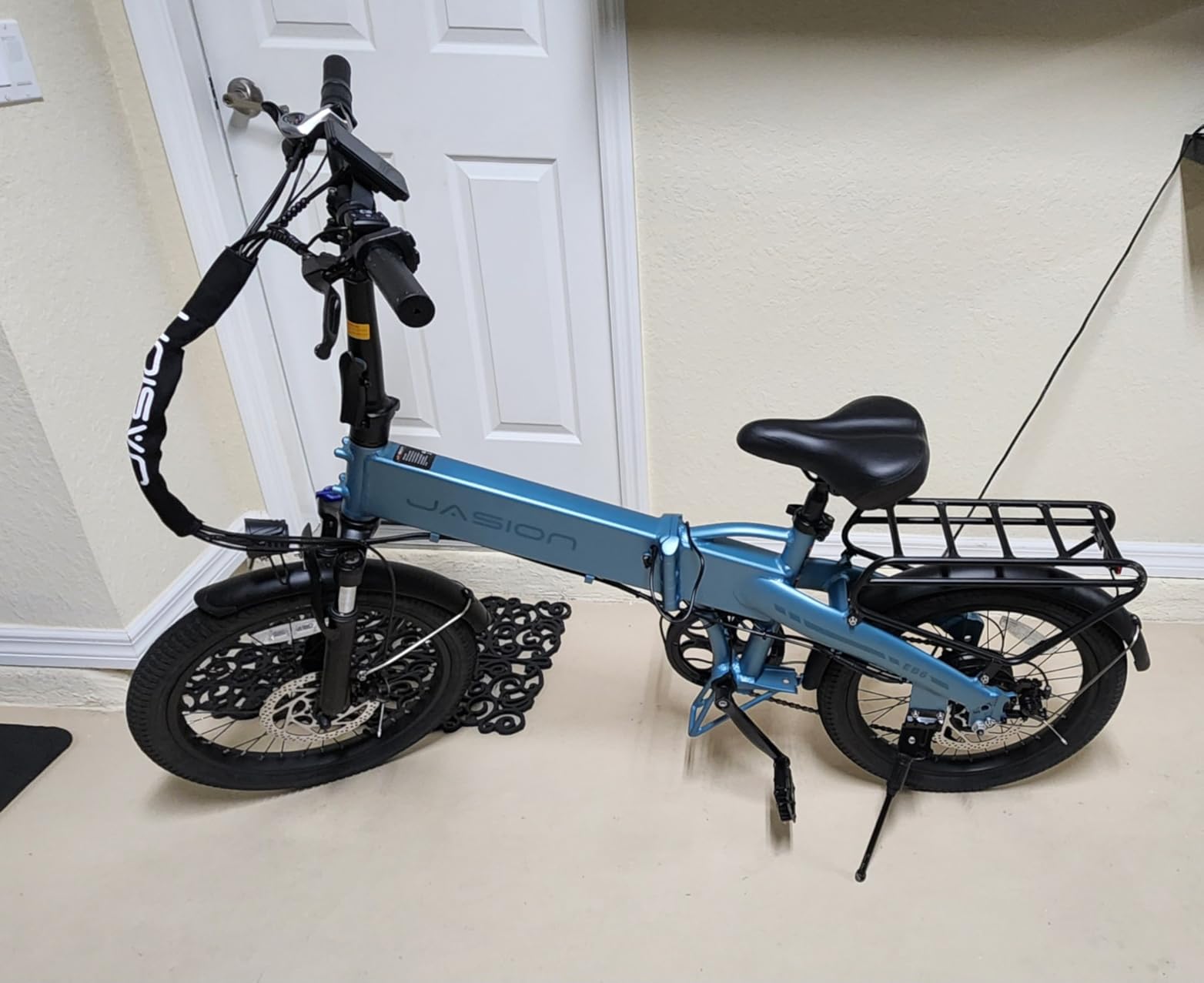 Jasion EB6 Foldable Electric Bike for Adults, Built-in 48V Lithium Battery customer photo 2