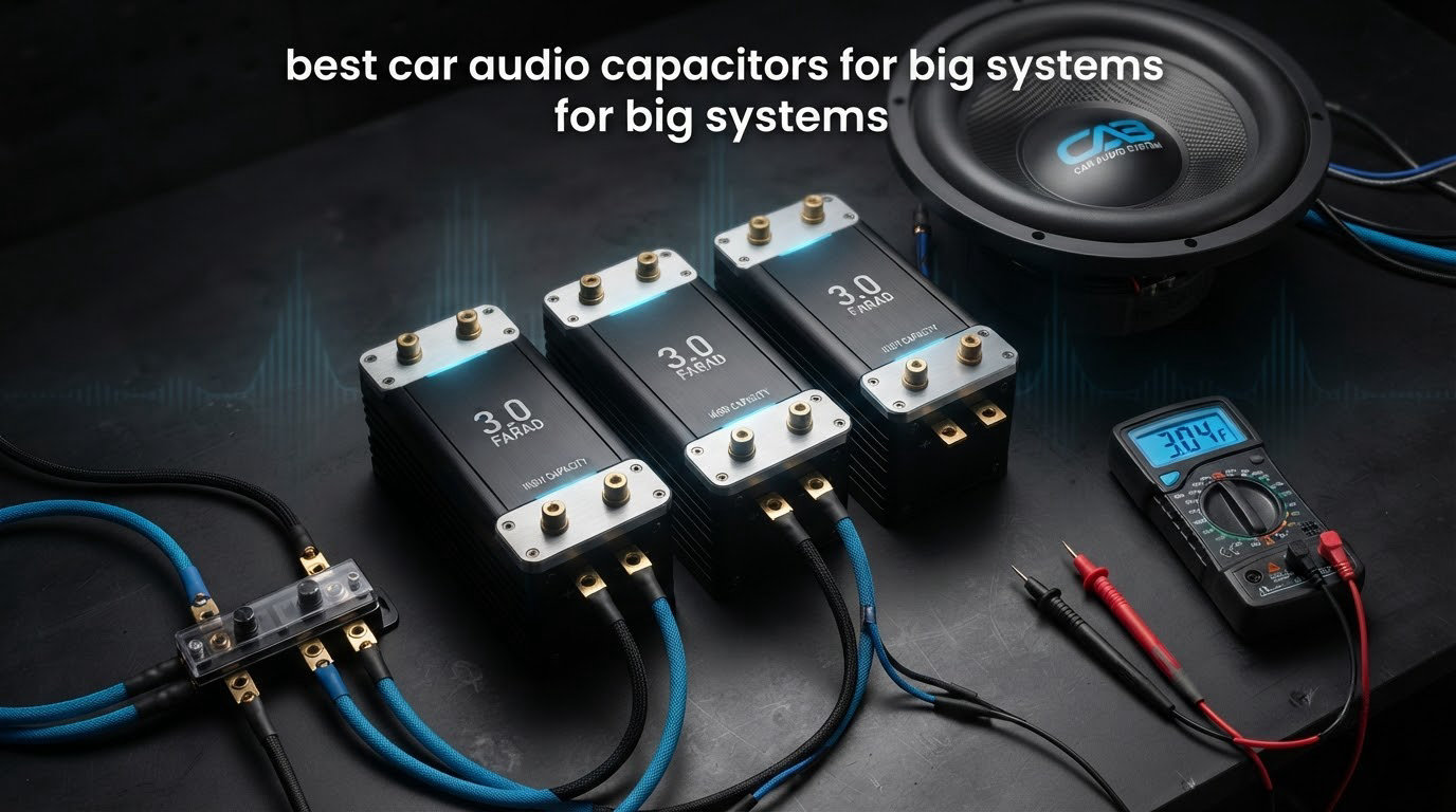 best car audio capacitors for big systems