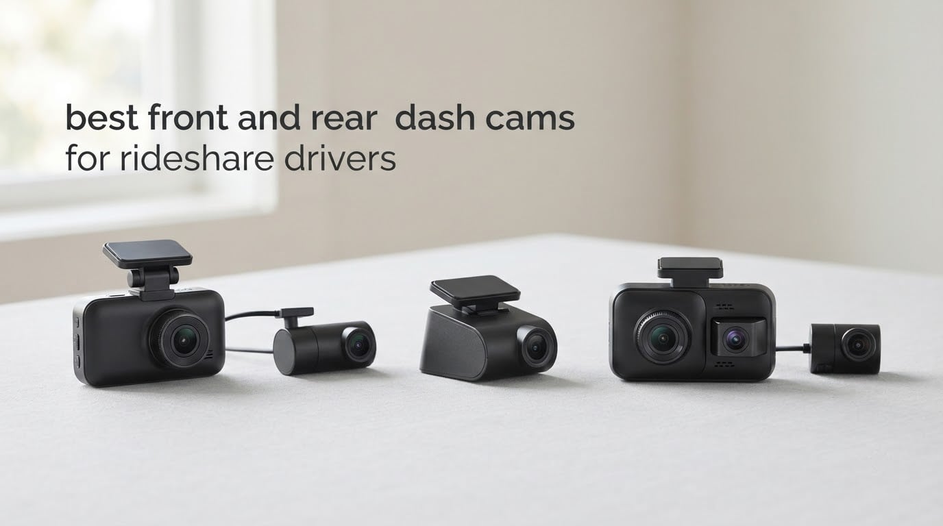 best front and rear dash cams for rideshare drivers