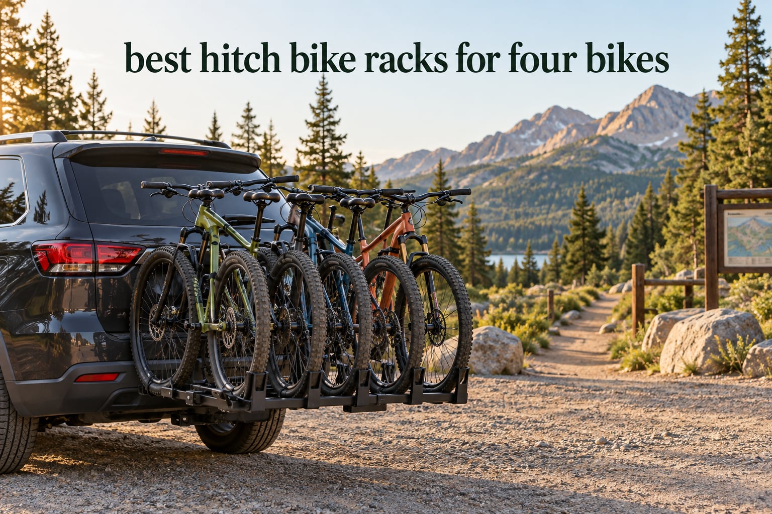 best hitch bike racks for four bikes