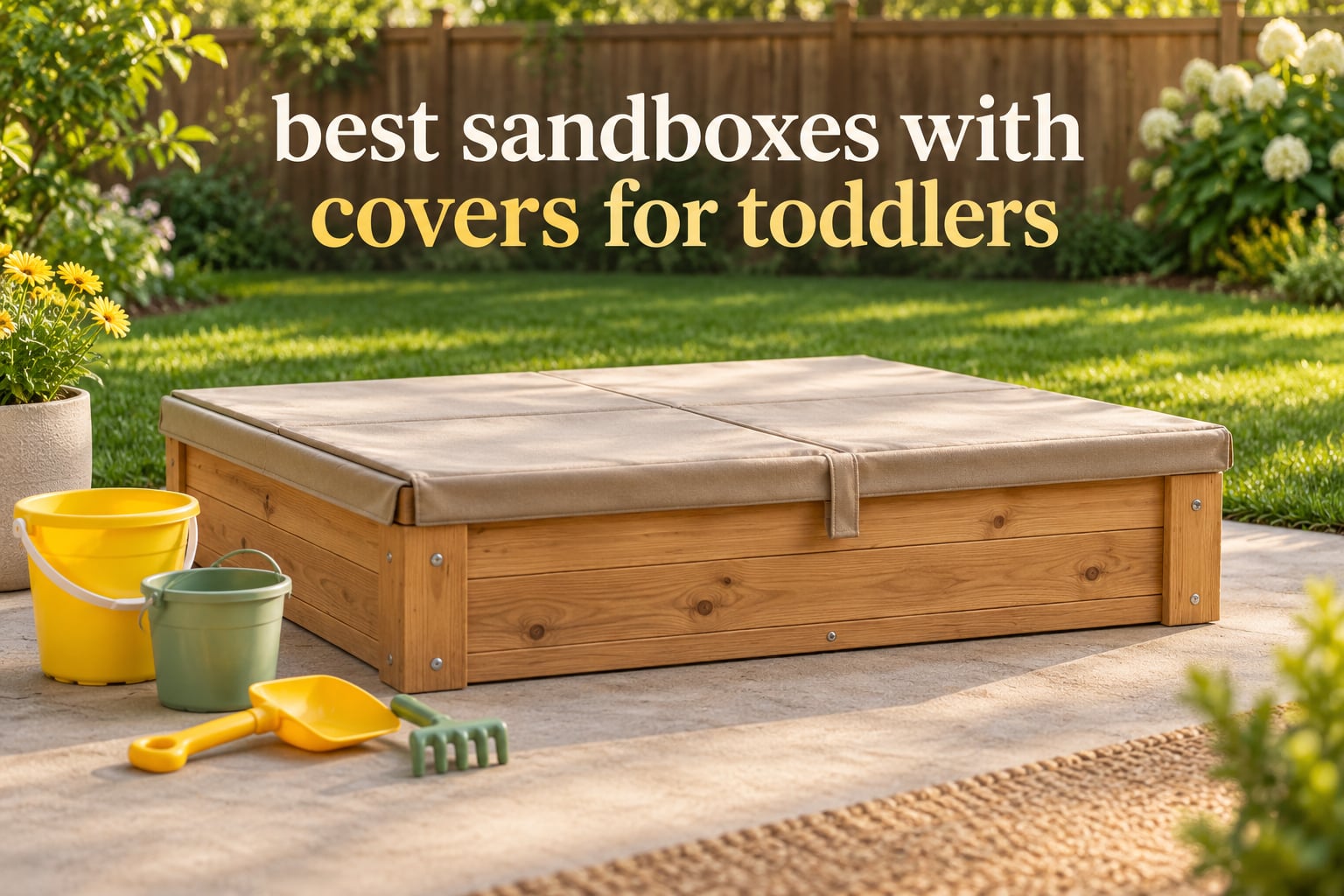best sandboxes with covers for toddlers