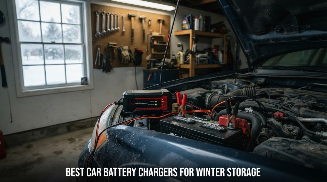 best car battery chargers for winter storage