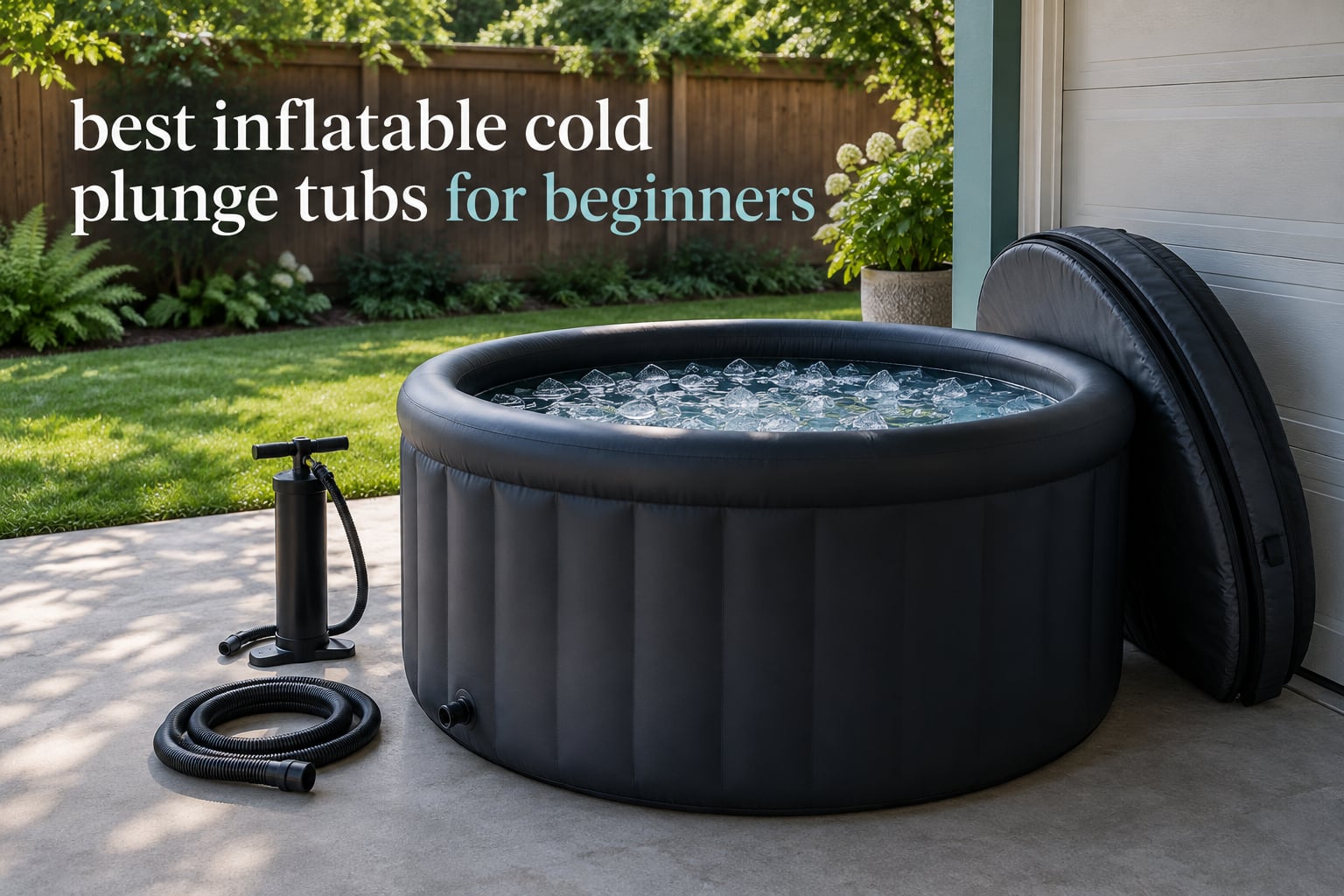 best inflatable cold plunge tubs for beginners