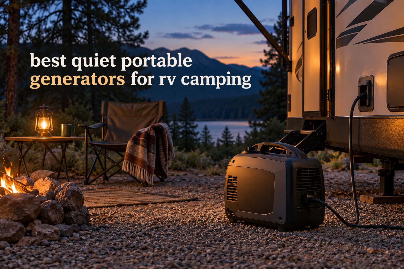 best quiet portable generators for rv camping