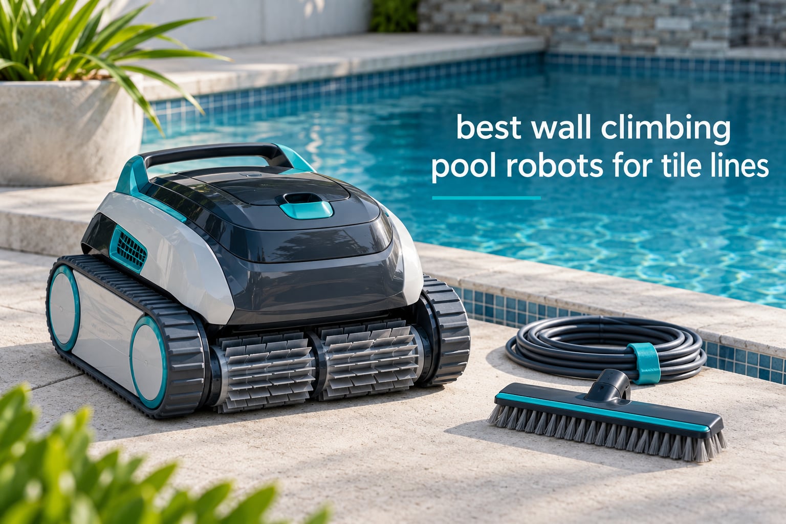 best wall climbing pool robots for tile lines