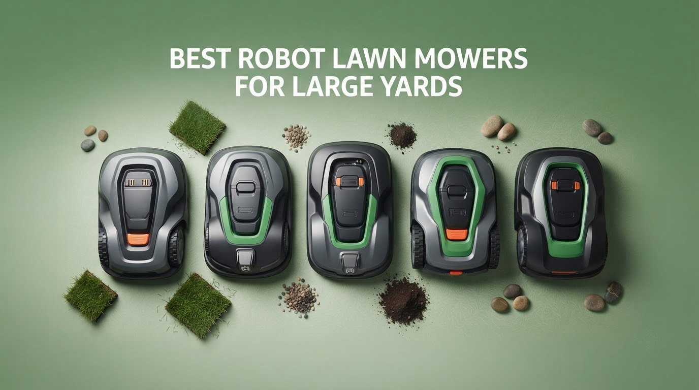 best robot lawn mowers for large yards