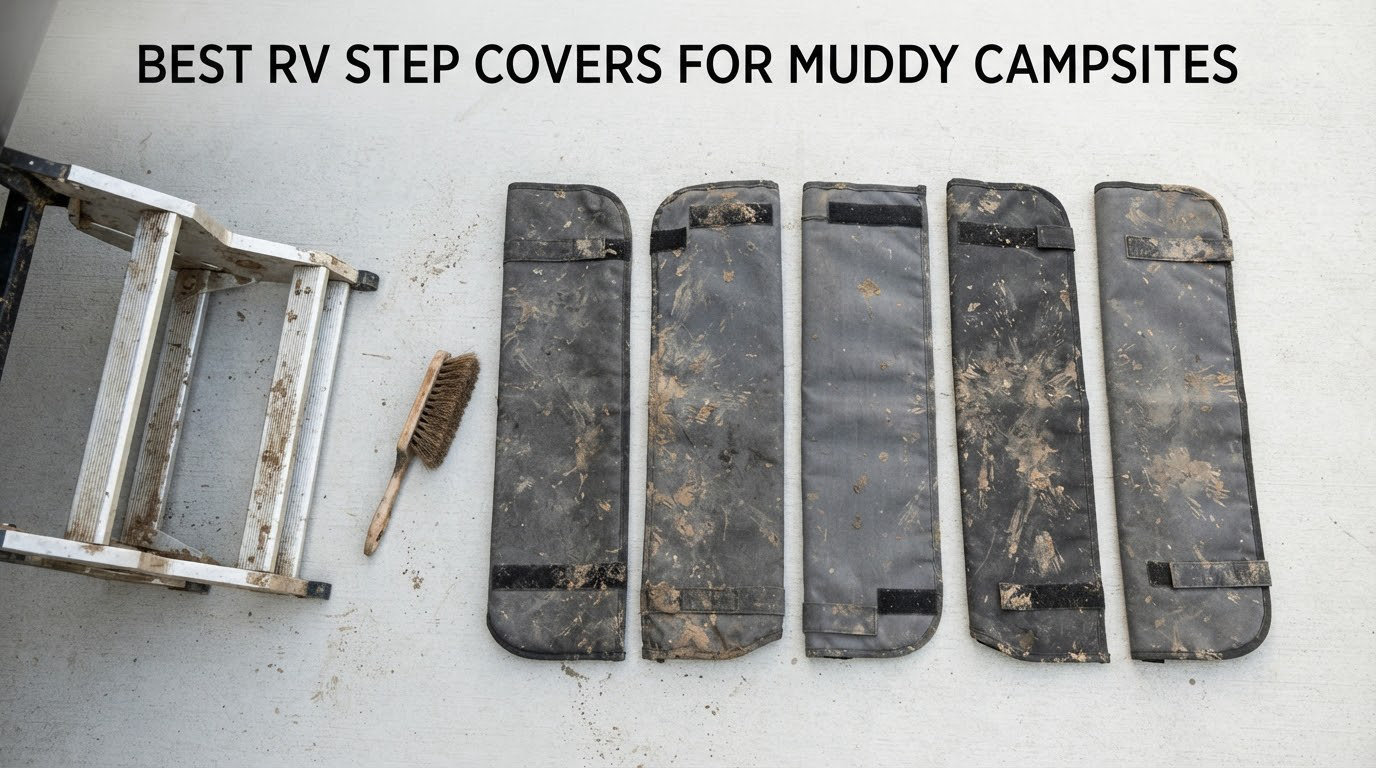 best rv step covers for muddy campsites