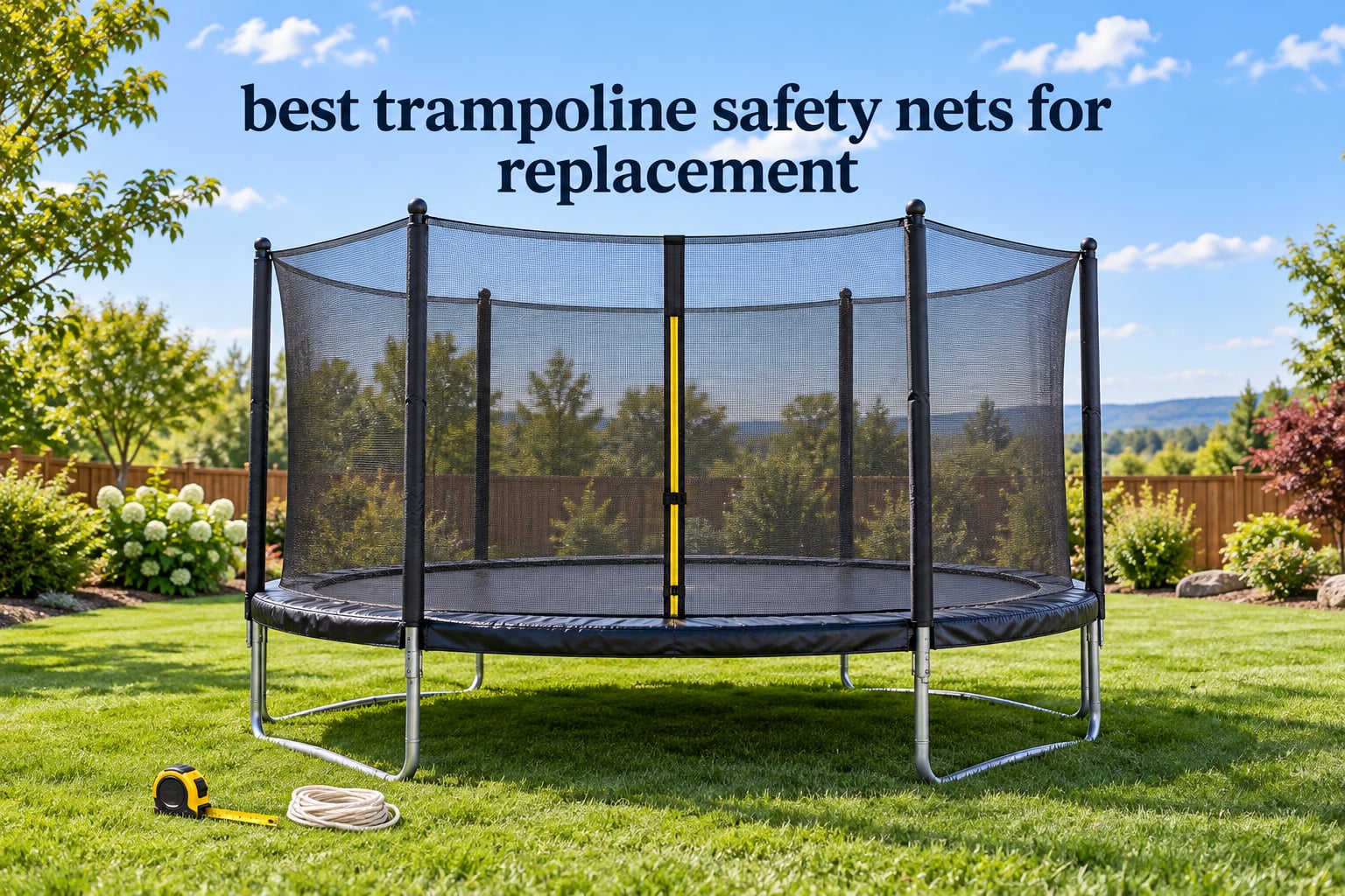 best trampoline safety nets for replacement