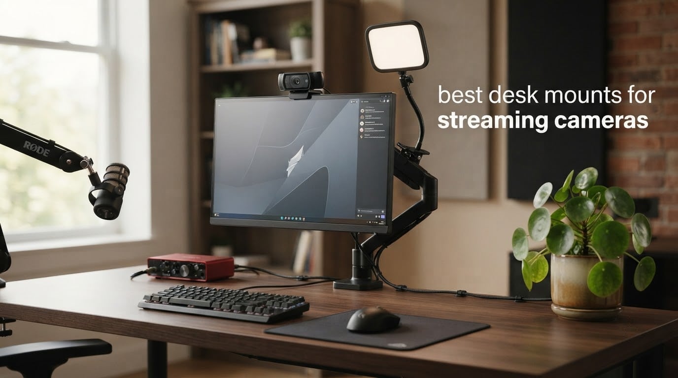 best desk mounts for streaming cameras