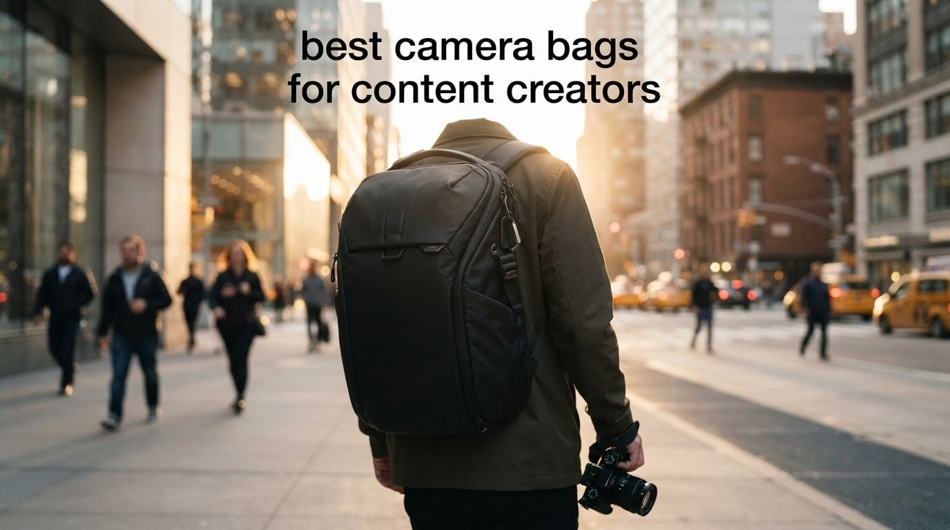 best camera bags for content creators