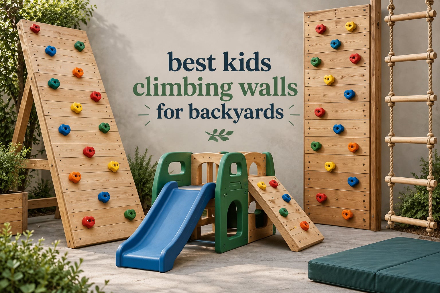 best kids climbing walls for backyards